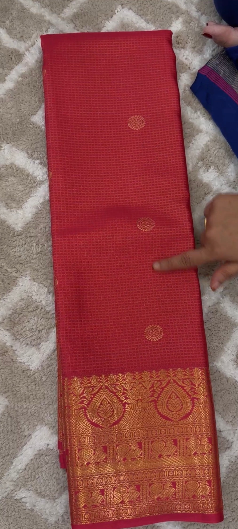 SEMI KANCHIPURAM SILK SAREES - IHA 33143