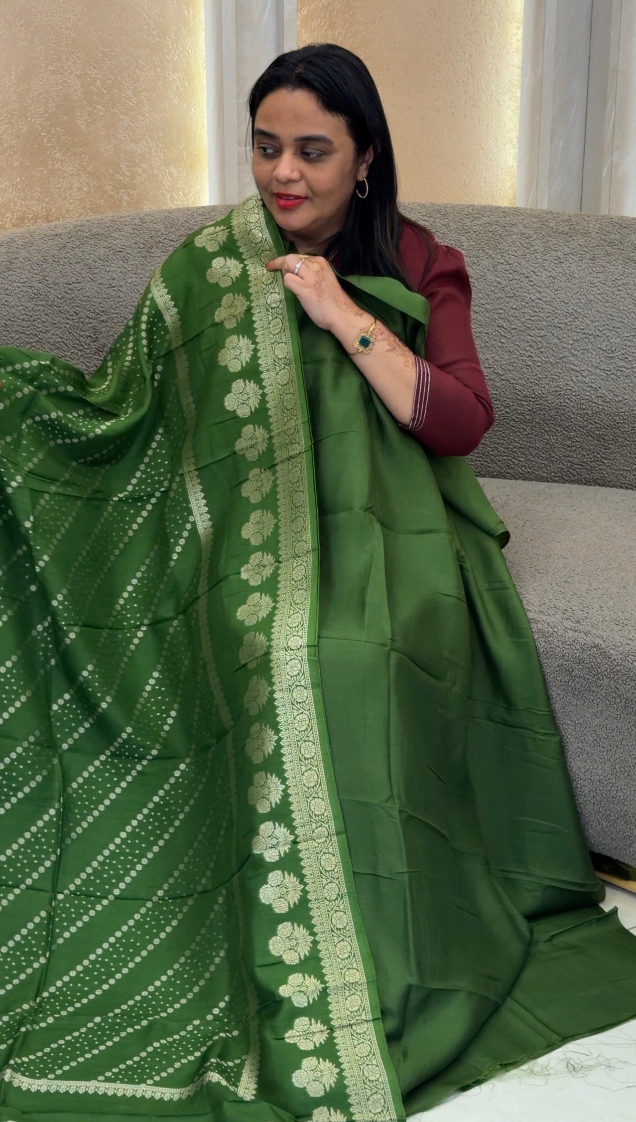 DOLA SILK UNSTITCHED SALWAR SUITS - IHA 33147