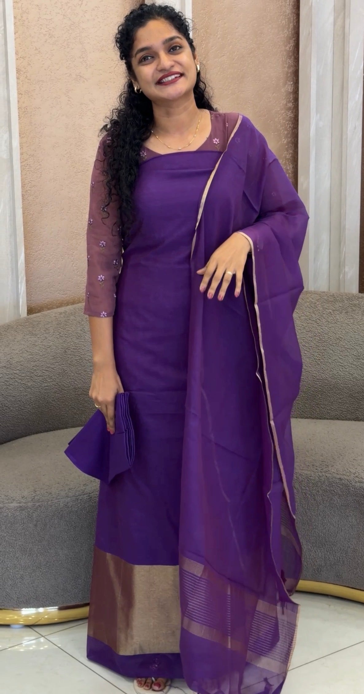 MUL CHANDERI UNSTITCHED SALWAR SUITS - IHA 33292