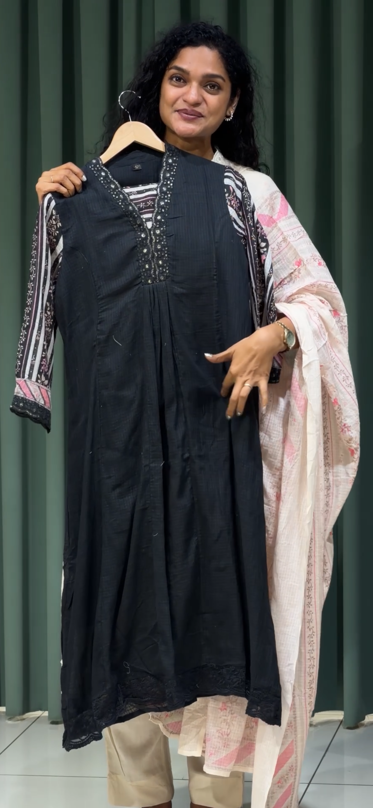 KOTA COTTON TOP, BOTTOM AND DUPATTA - IHA 33274