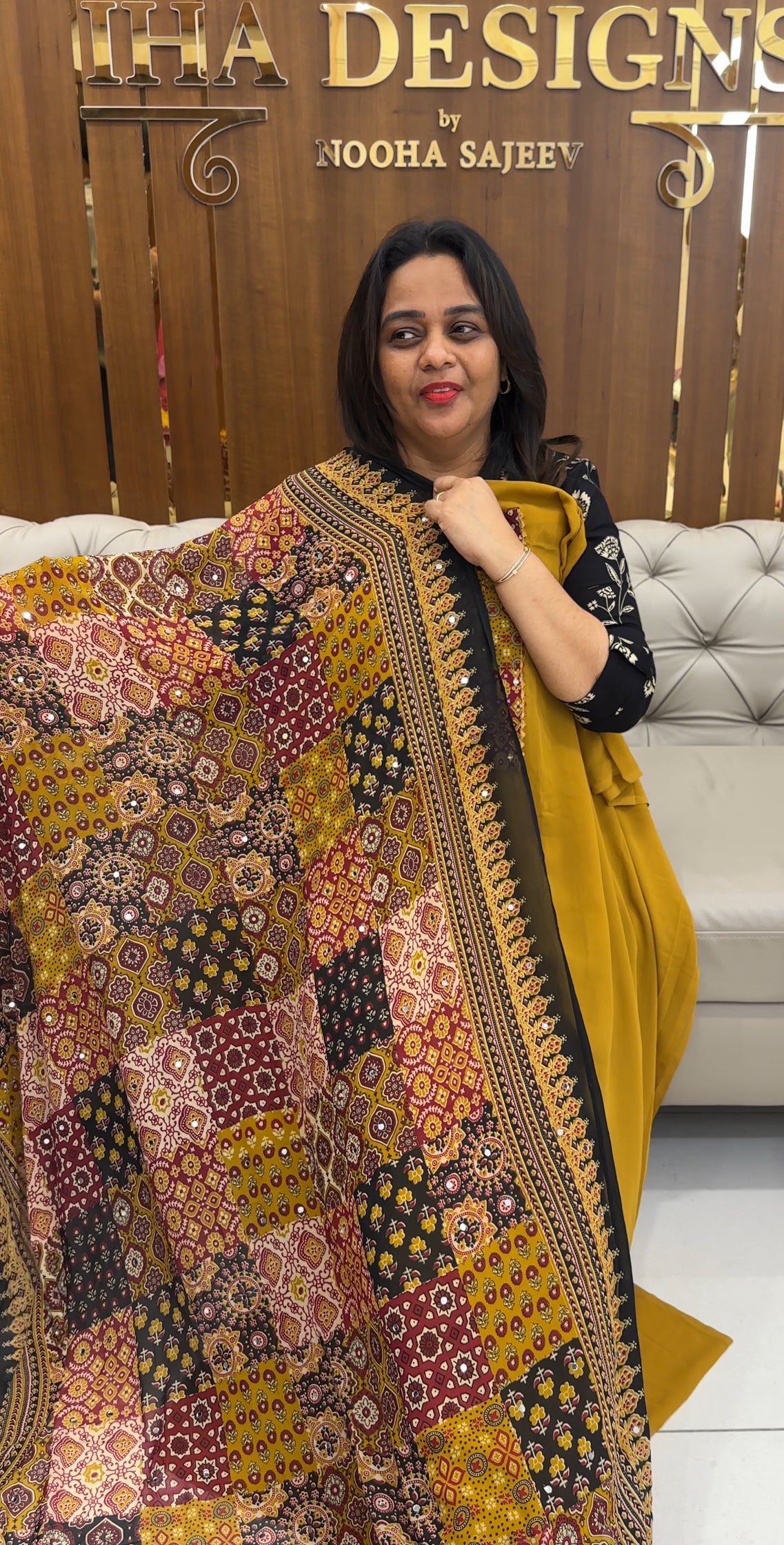 FORWARD FAUX GEORGETTE UNSTITCHED SALWAR SUITS - IHA 25226