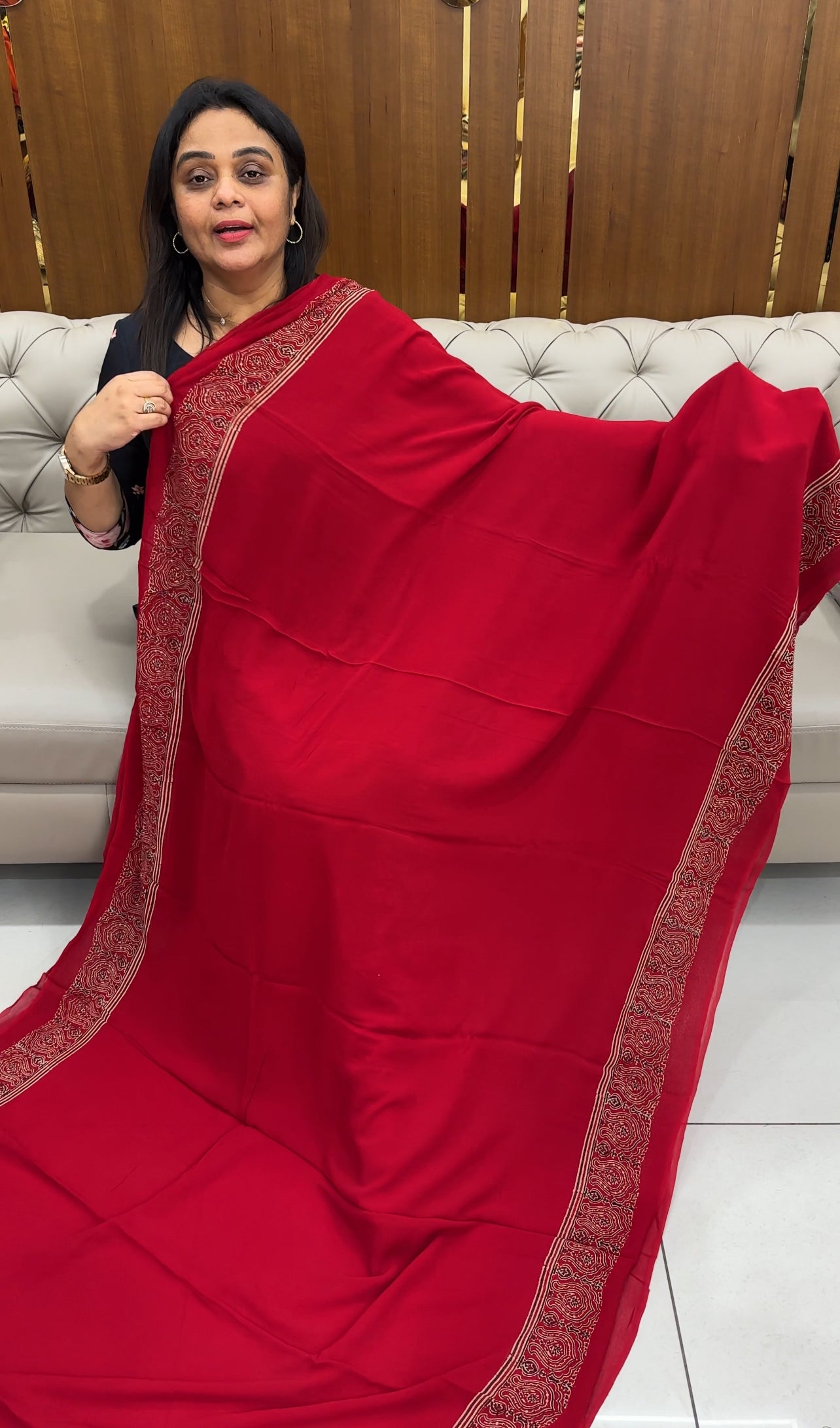 GEORGETTE SAREES - IHA 28683