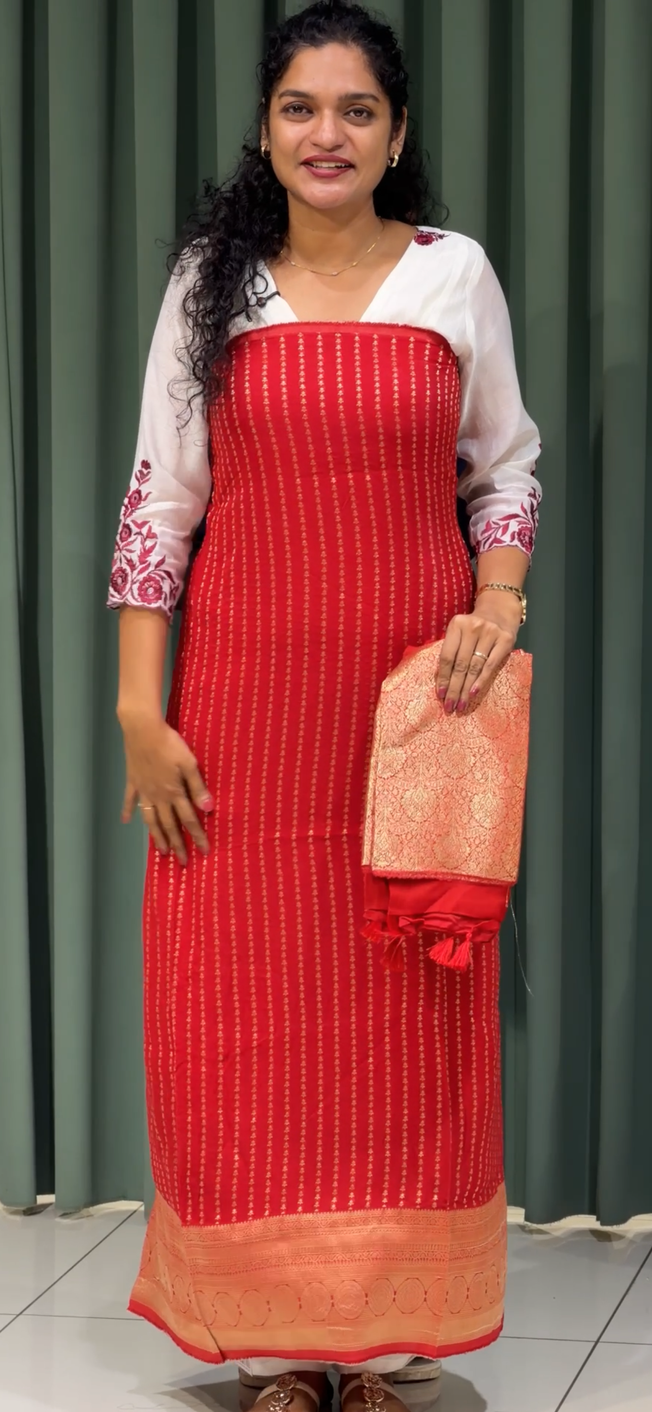 BANARASI UNSTITCHED SALWAR SUITS - IHA 33299