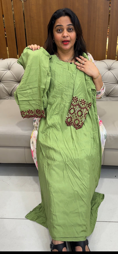 MUSLIN SILK TOP AND BOTTOM - IHA 26124