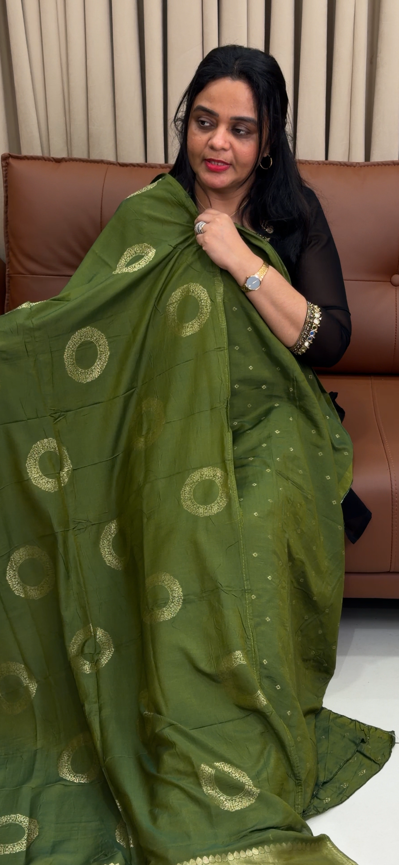 SEMI BANARASI UNSTITCHED SALWAR SUITS - IHA 34630