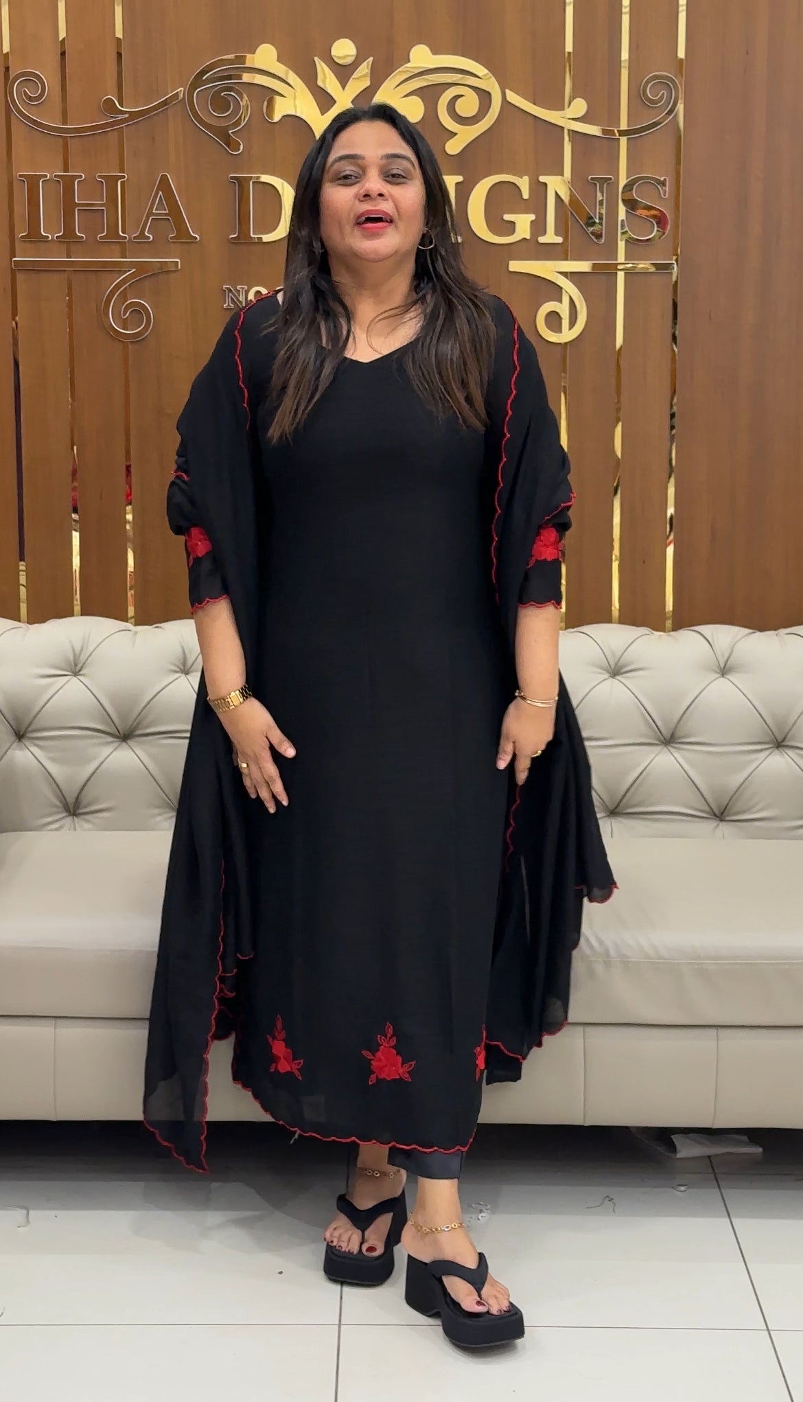 IHA'S IN-HOUSE UNSTITCHED SALWAR SUITS  - IHA 28353