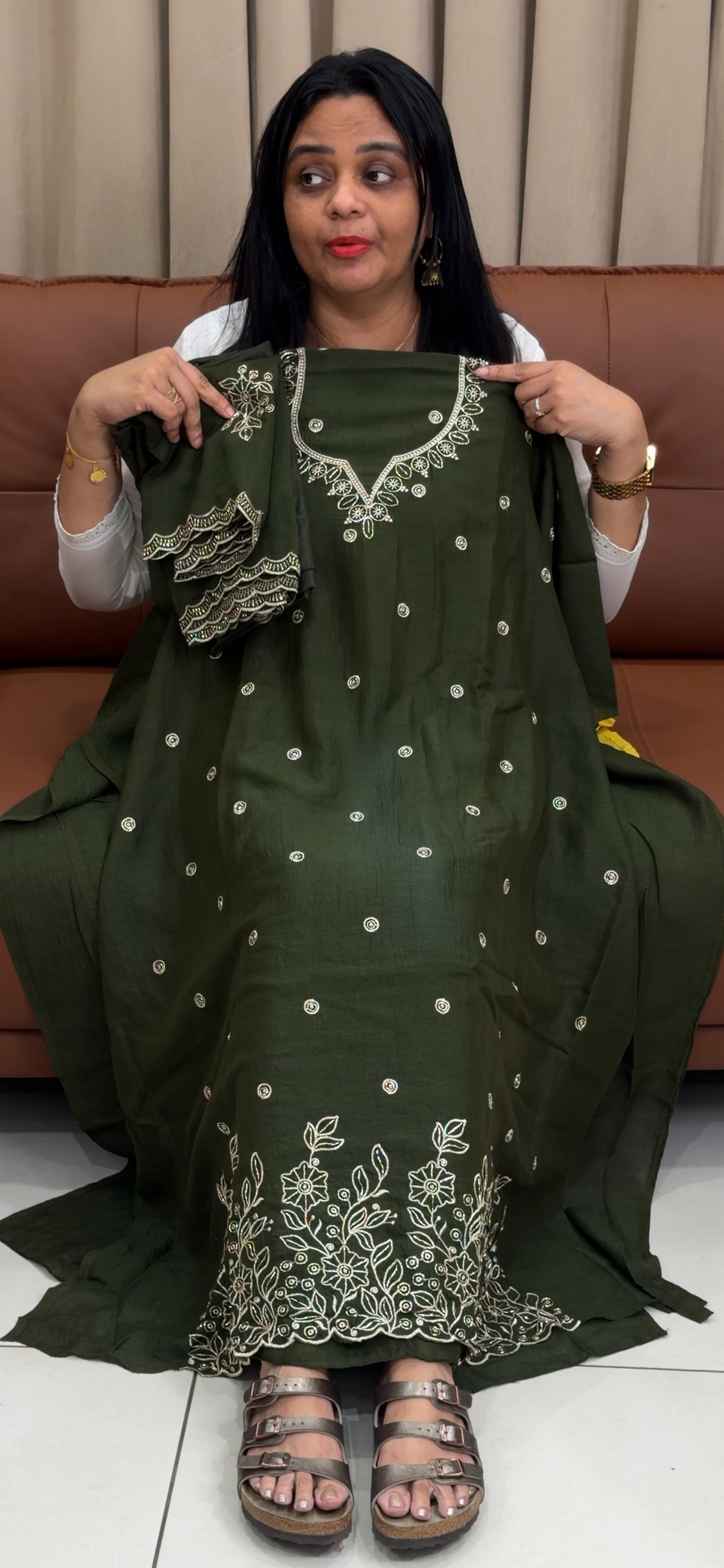 SEMI SILK UNSTITCHED SALWAR SUITS - IHA 35764