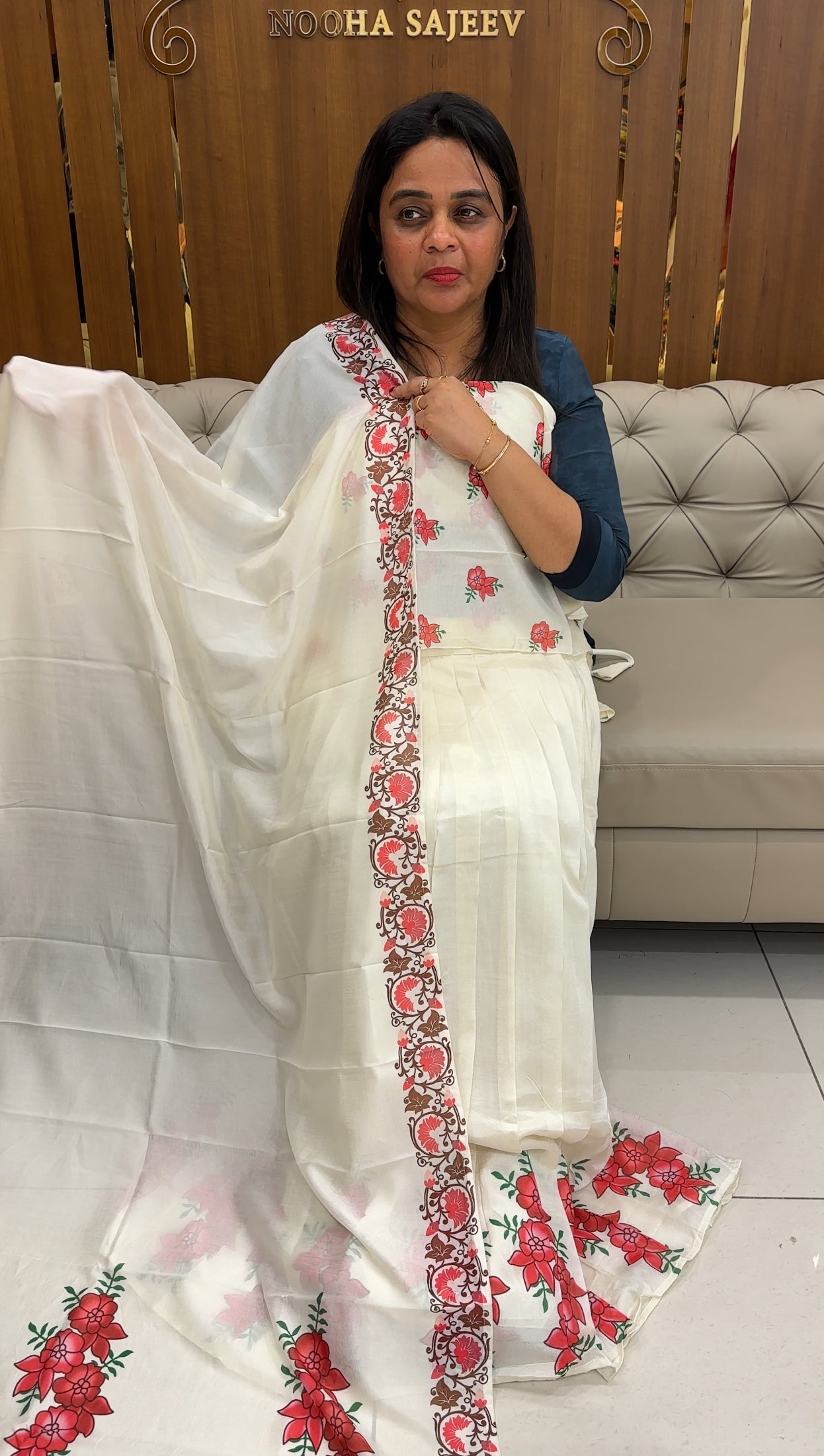 SEMI STITCHED DHAVANI SETS - IHA 25960