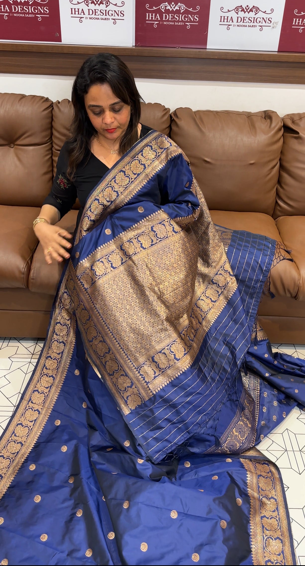 SEMI KATAN SAREES - IHA 25148