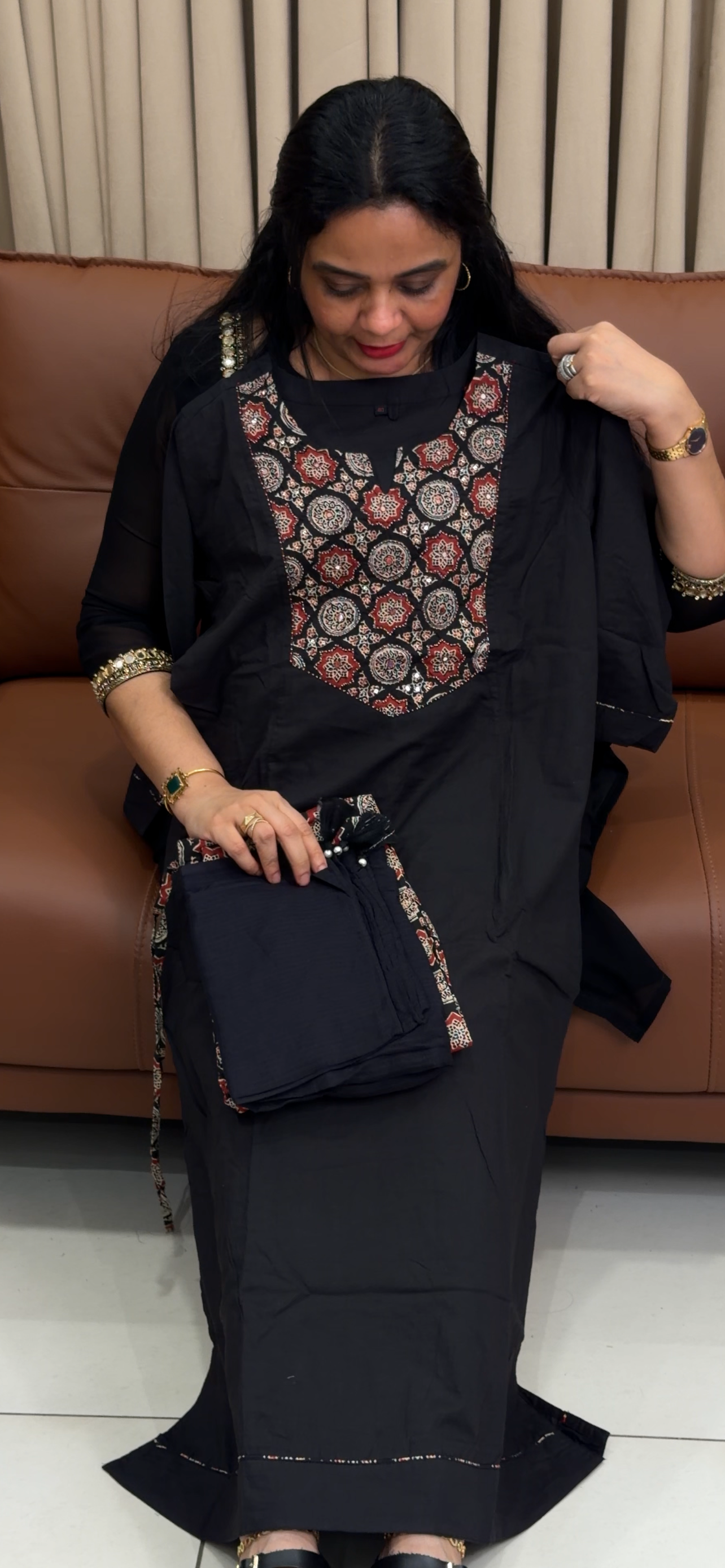 COTTON TOP , BOTTOM AND DUPATTA - IHA 34627