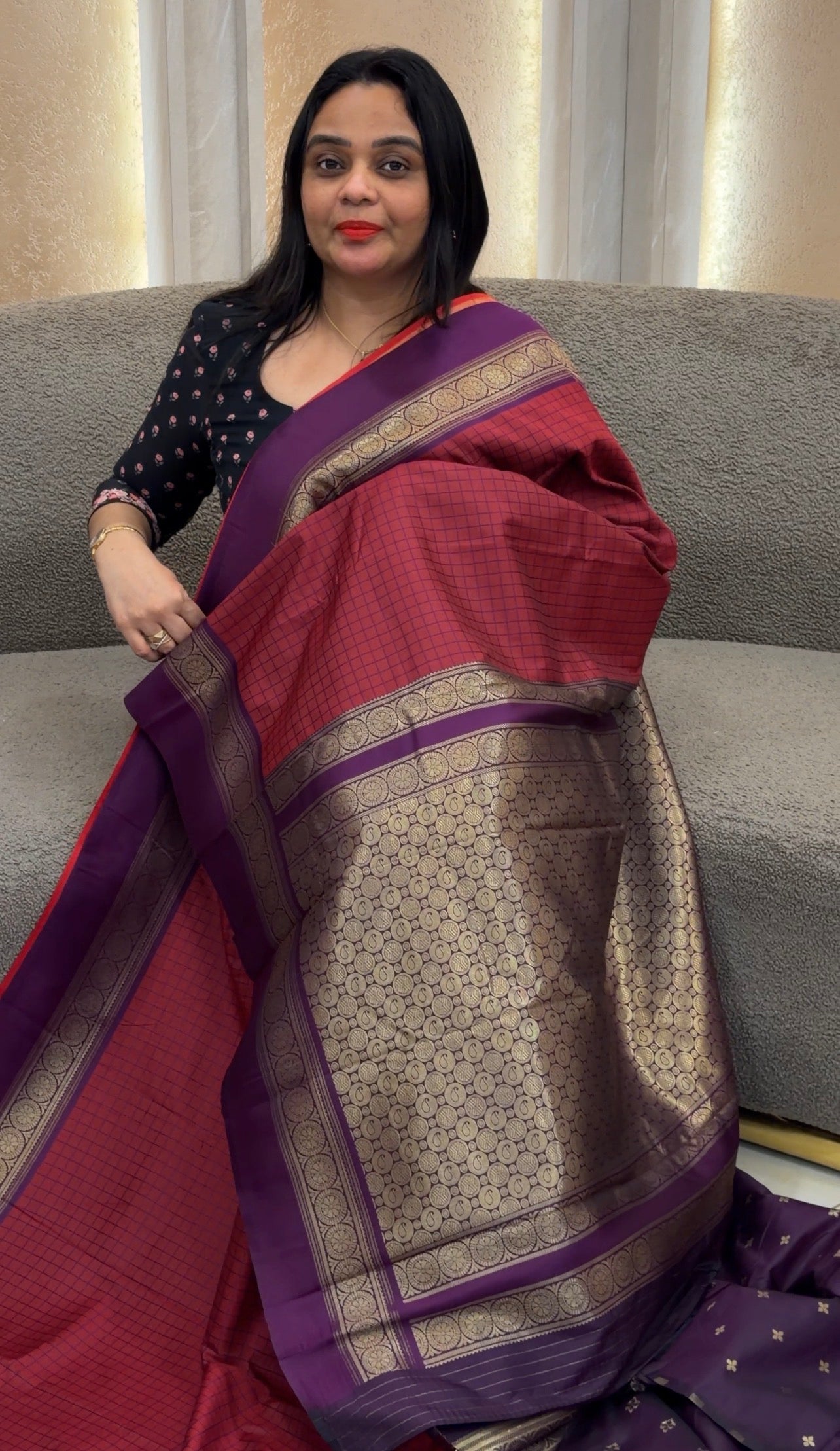SEMI SILK SAREES  - IHA 34304