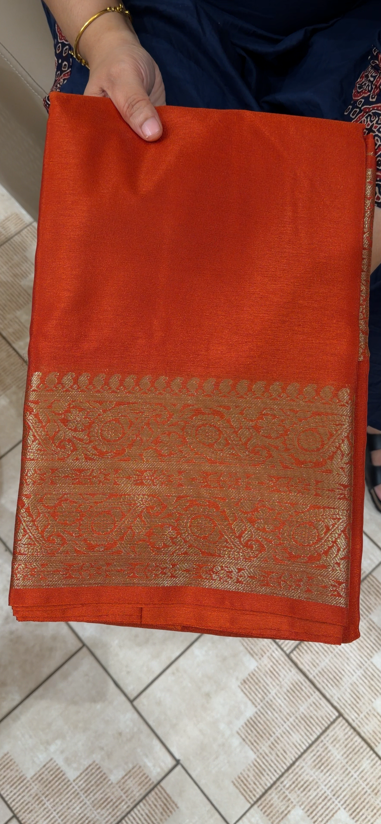 SEMI BANARASI SAREES - IHA 34421
