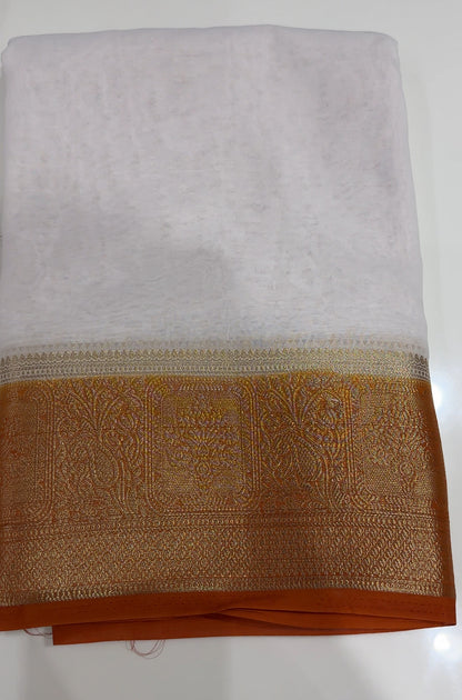 NYLON GEORGETTE SAREES - IHA 33174