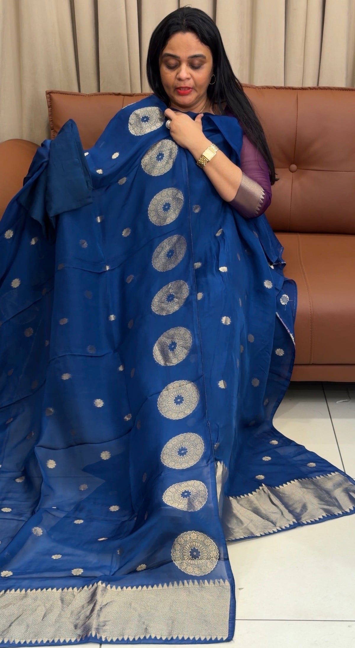 OGANZA BANARASI UNSTITCHED SALWAR SUITS - IHA 35738