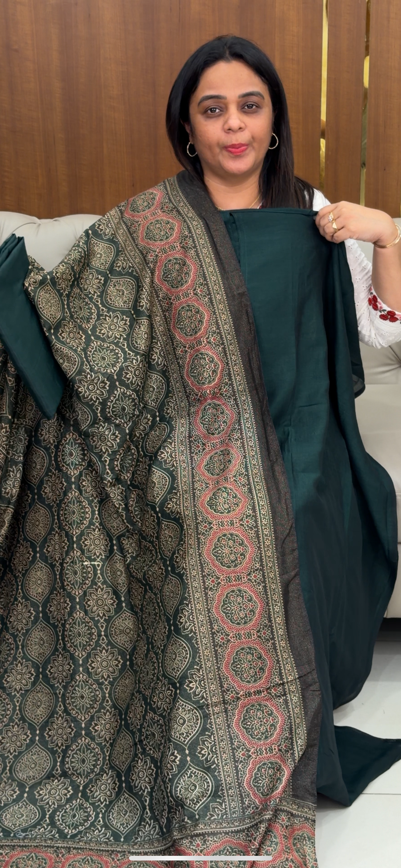 SEMI RAW SILK UNSTITCHED SALWAR SUITS - IHA 29347