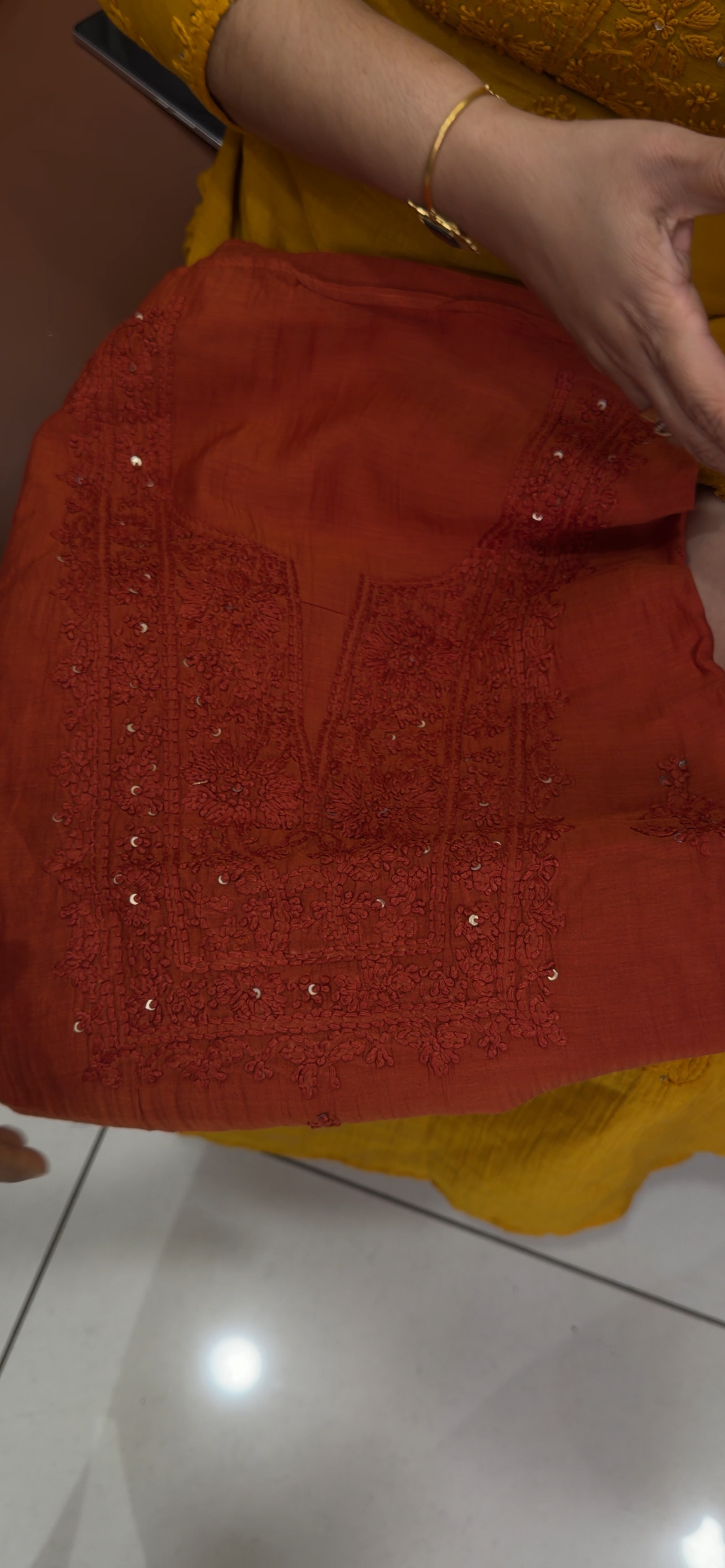 MALAI CHANDERI UNSTITCHED SALWAR SUITS - IHA 34737
