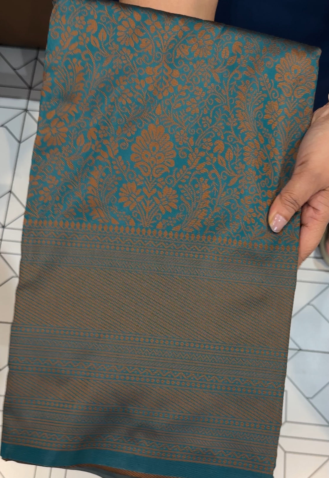 SEMI BANARASI SAREES - IHA 18271