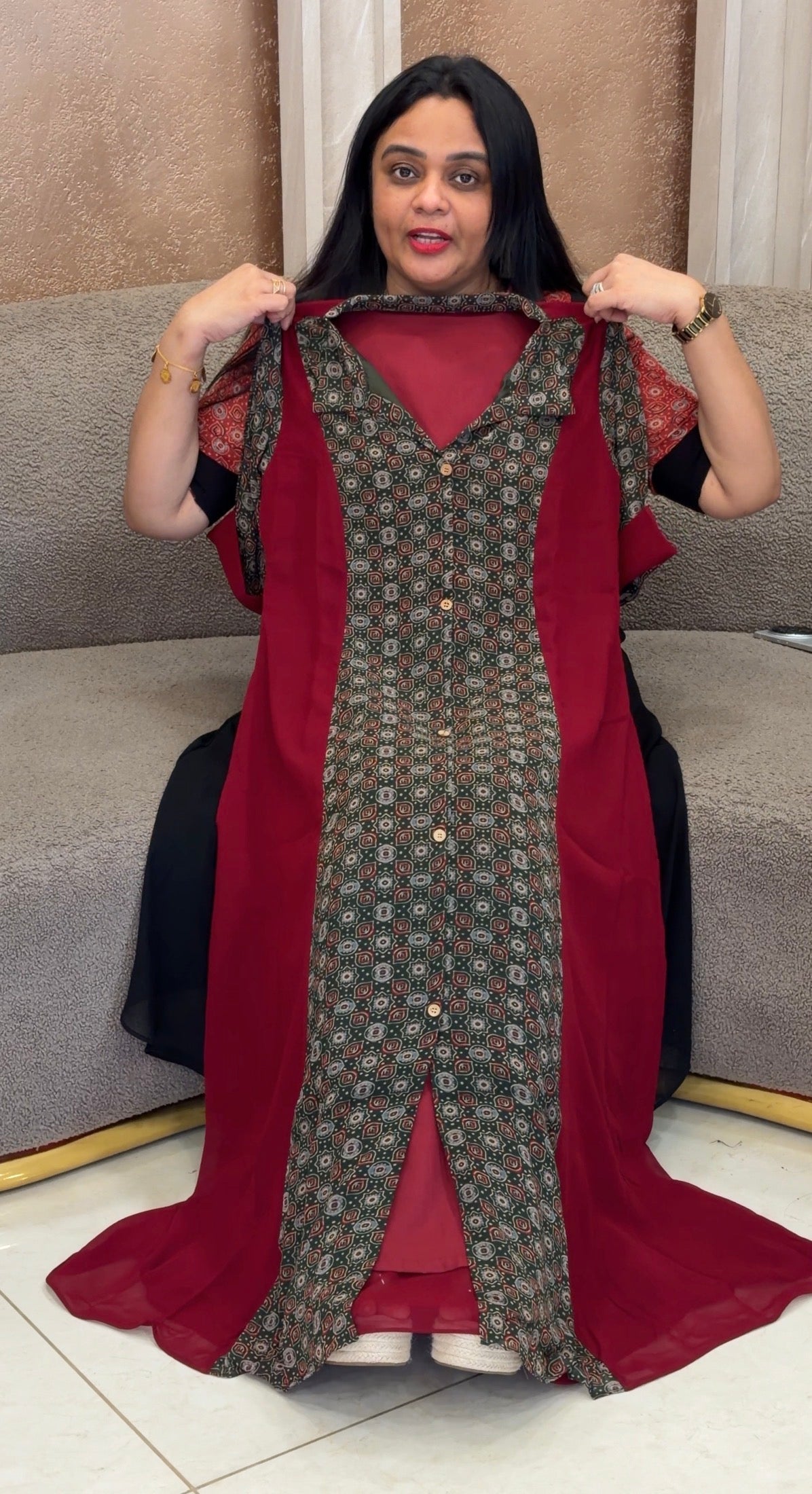 IHA'S IN-HOUSE DESIGNER TUNIC TOPS - IHA 35714