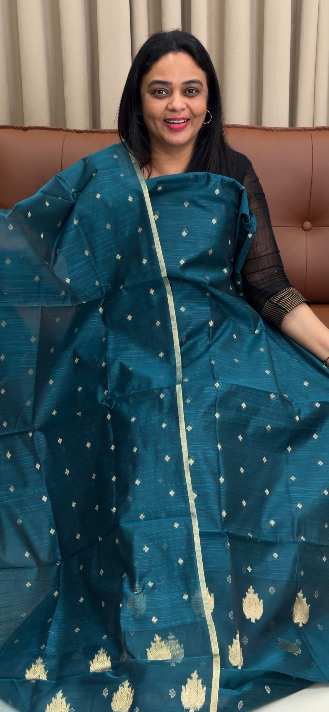 SEMI DUPION UNSTITCHED SLAWRA SUITS - IHA 33954