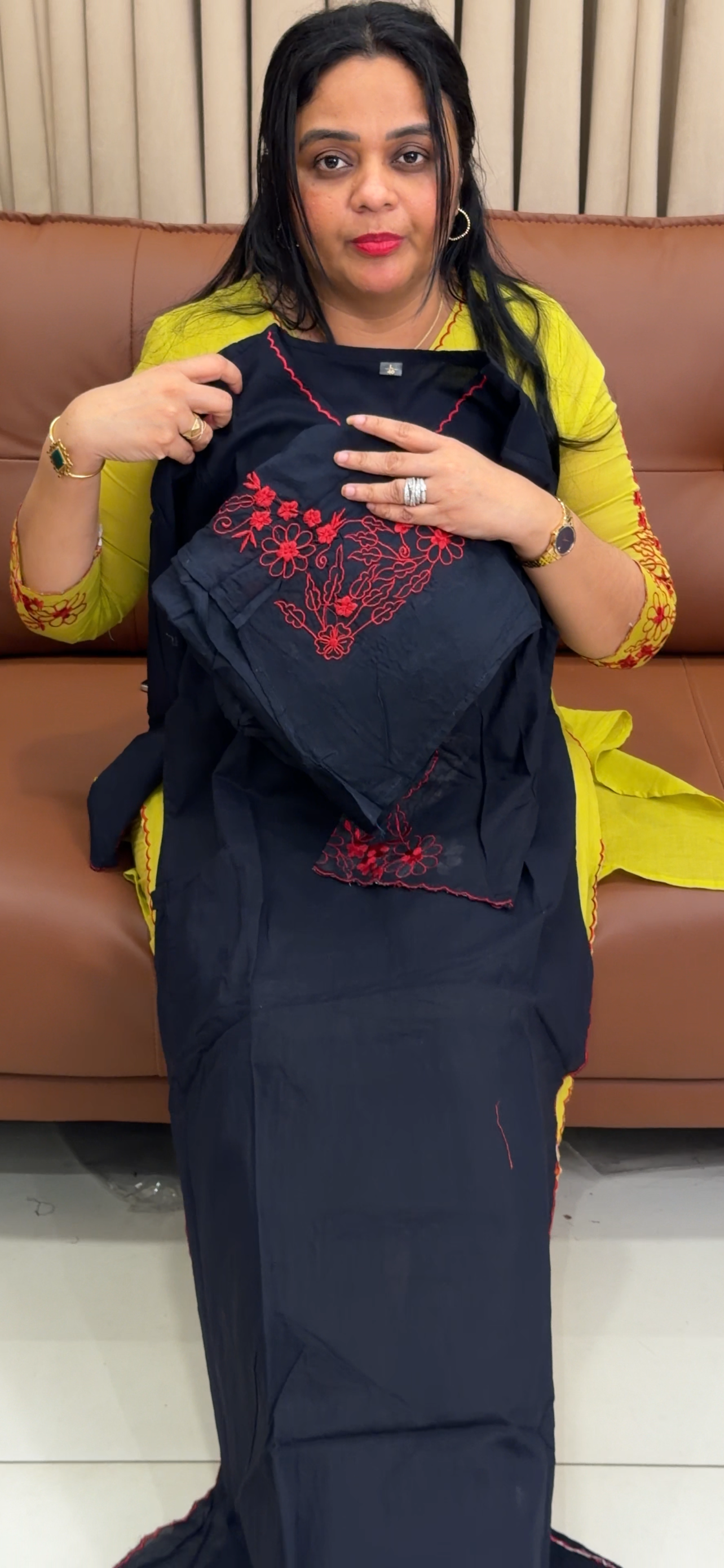 MUL MUL COTTON TOP, BOTTOM AND DUPATTA - IHA 34651