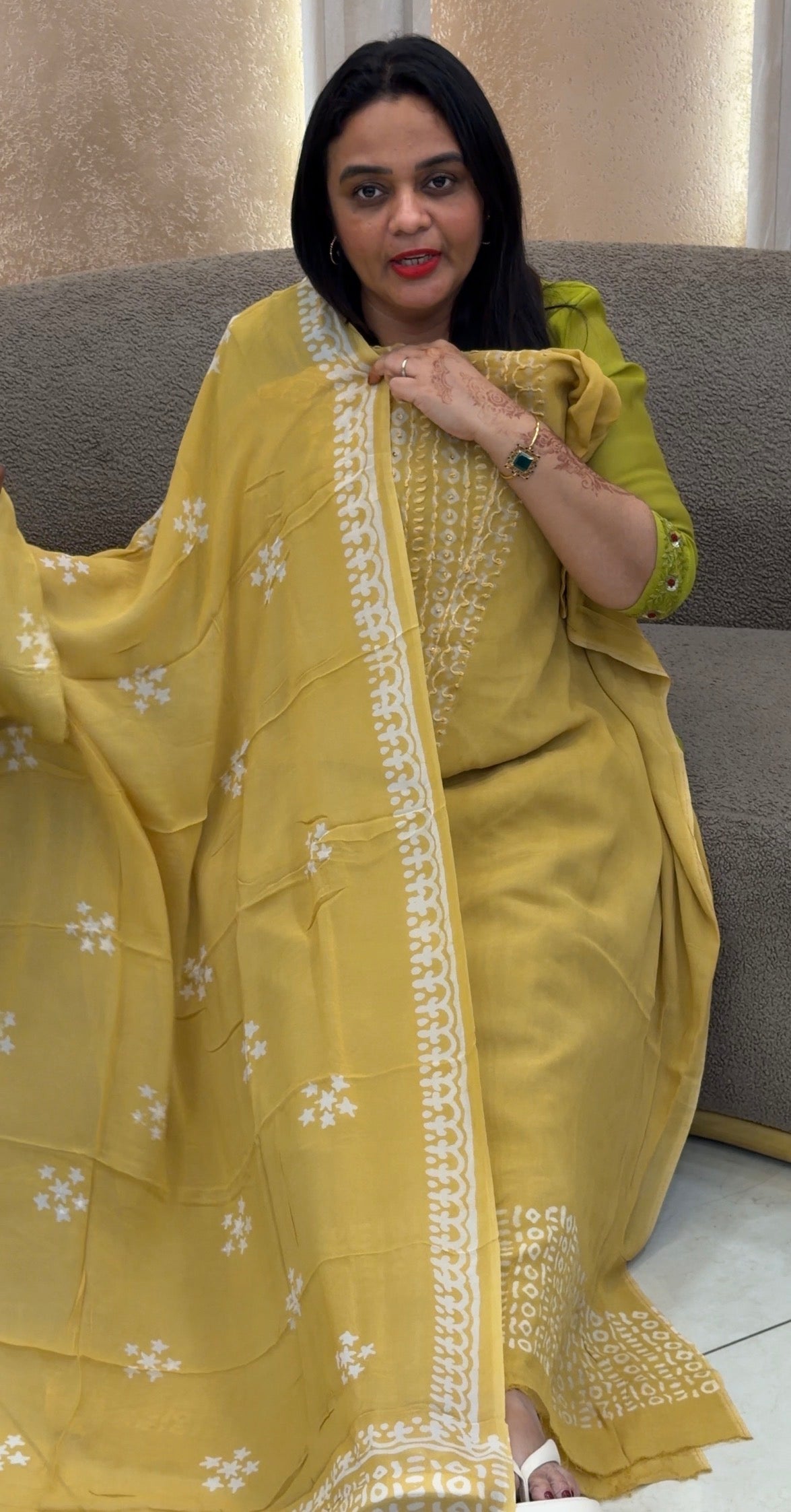 GEORGETTE UNSTITCHED SALWAR SUITS - IHA 33140