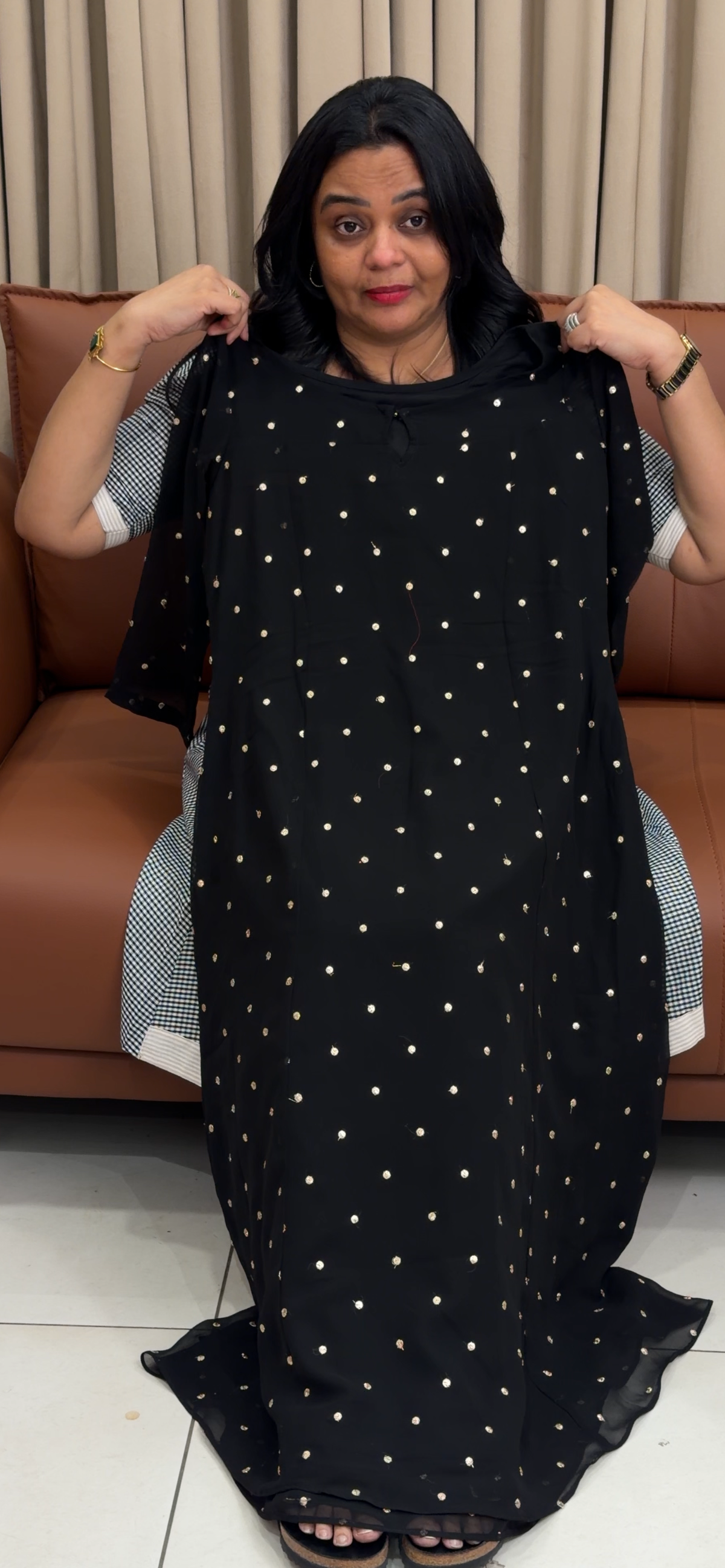 IHA'S IN-HOUSE GEORGETTE ALINE TOPS - IHA 35178