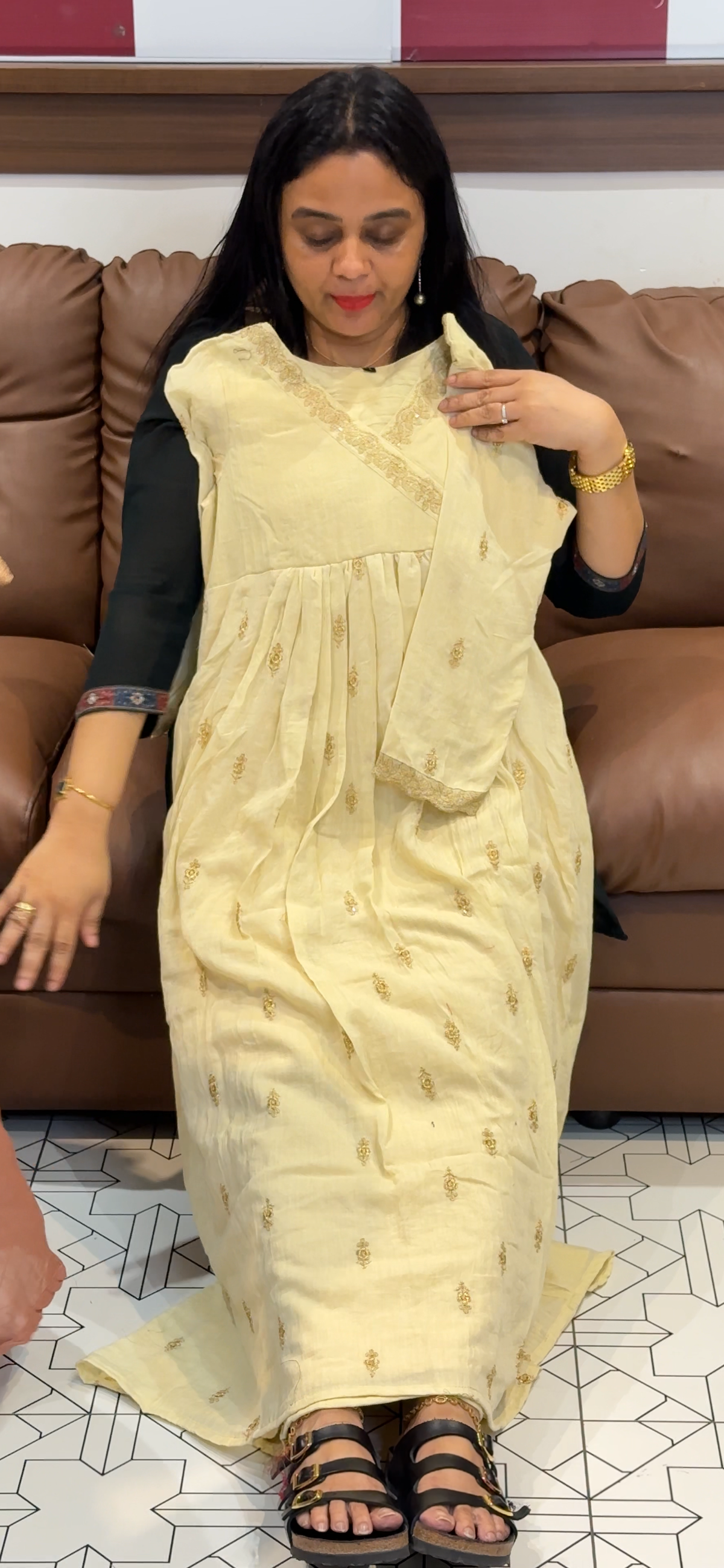 MUL CHANDERI TOP - IHA 35610