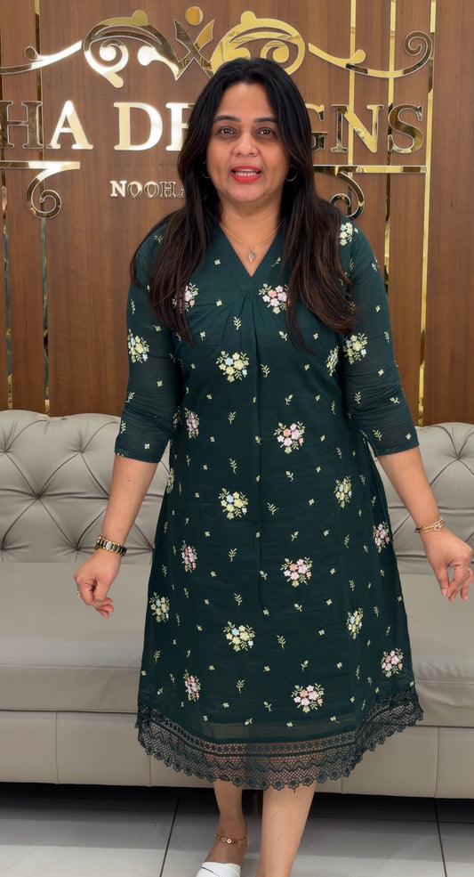 MUL CHANDERI ALINE TOPS - IHA 29144