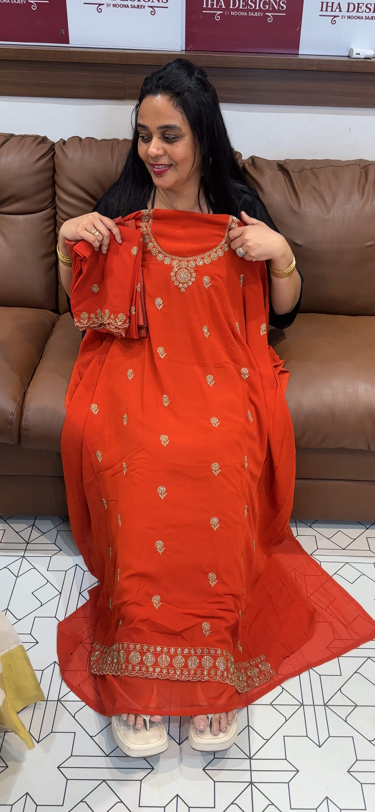 OFFER SALES UNSTITCHED SALWAR SUITS - IHA 34985