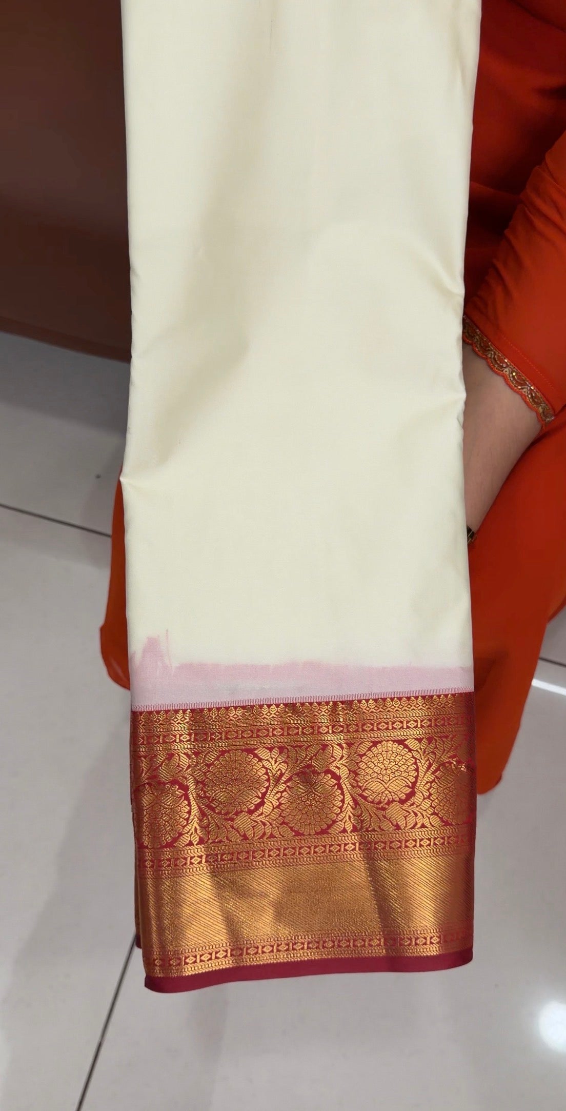 SEMI KANCHIPURAM SILK SAREES - IHA 34285