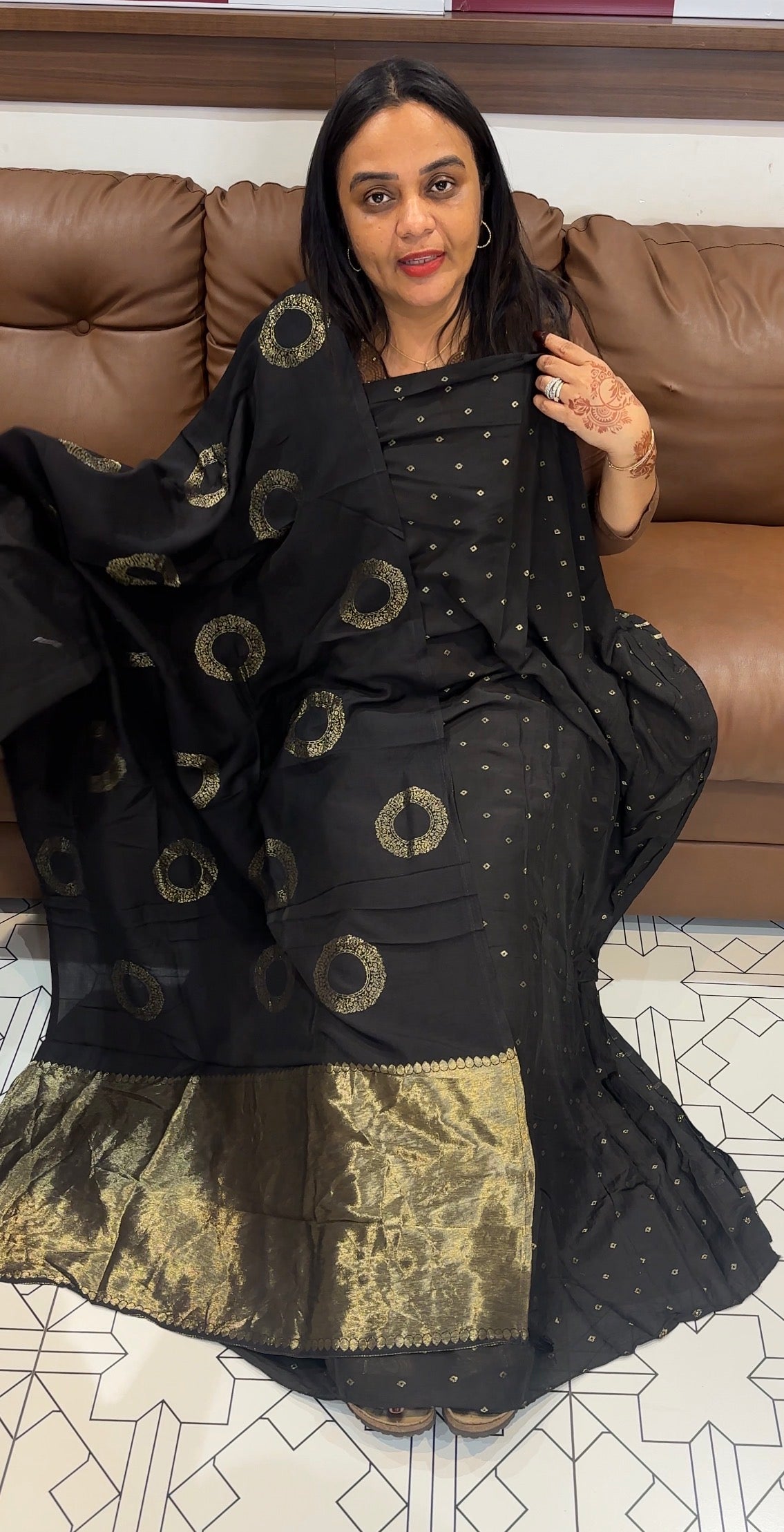 MUL CHANDERI UNSTITCHED SALWAR SUITS - IHA 31440