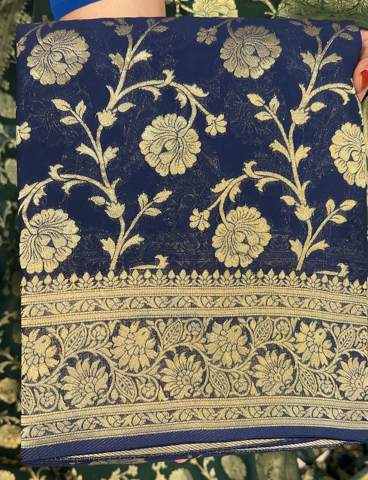 DESIGNER GEORGETTE SAREES - IHA 24004