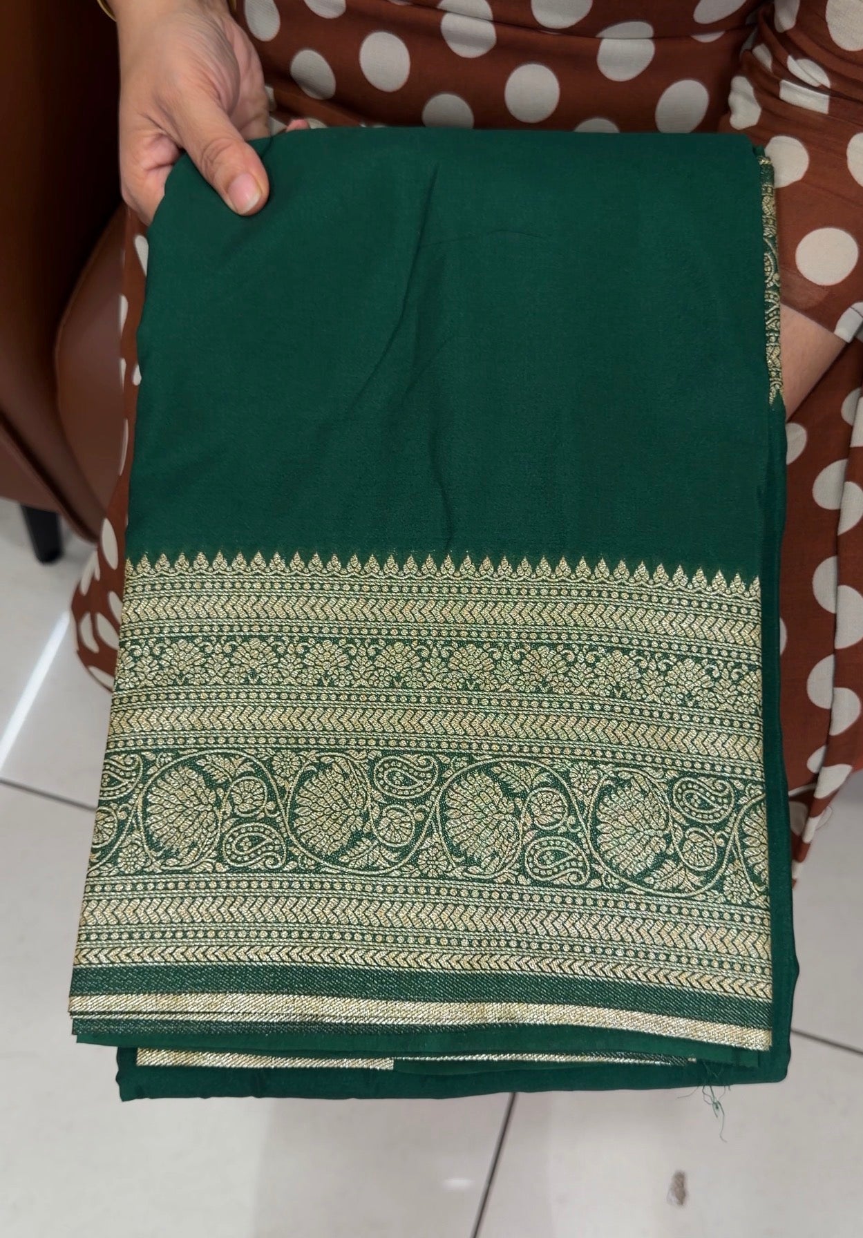 SEMI BANARASI SAREES - IHA 34194