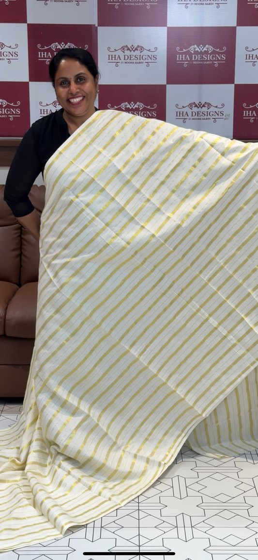 KERALA CREAM SAREES - IHA 31617