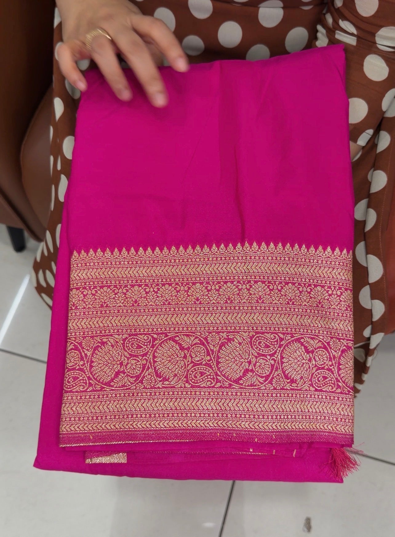SEMI BANARASI SAREES - IHA 34194
