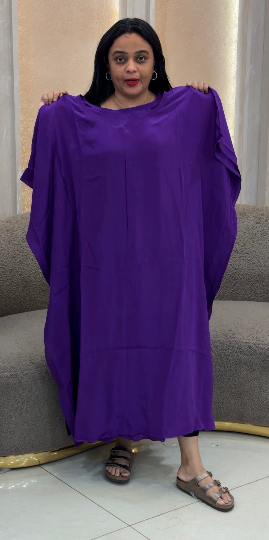 IHA'S IN-HOUSE CREPE KAFTAN TOPS - IHA 35920