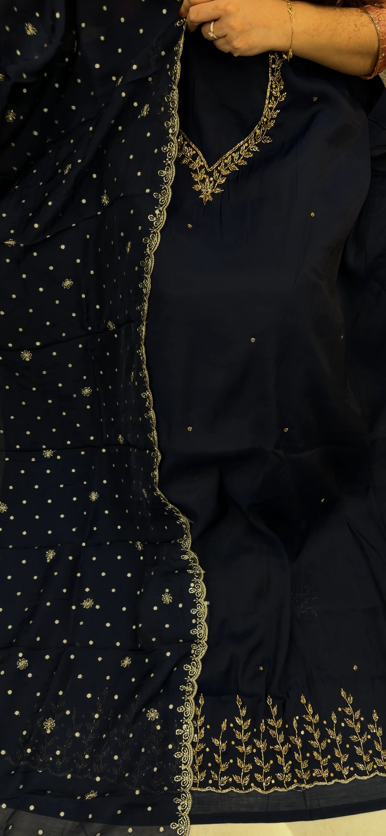 MUL CHANDERI UNSTITCHED SALWAR SUITS - IHA 33231