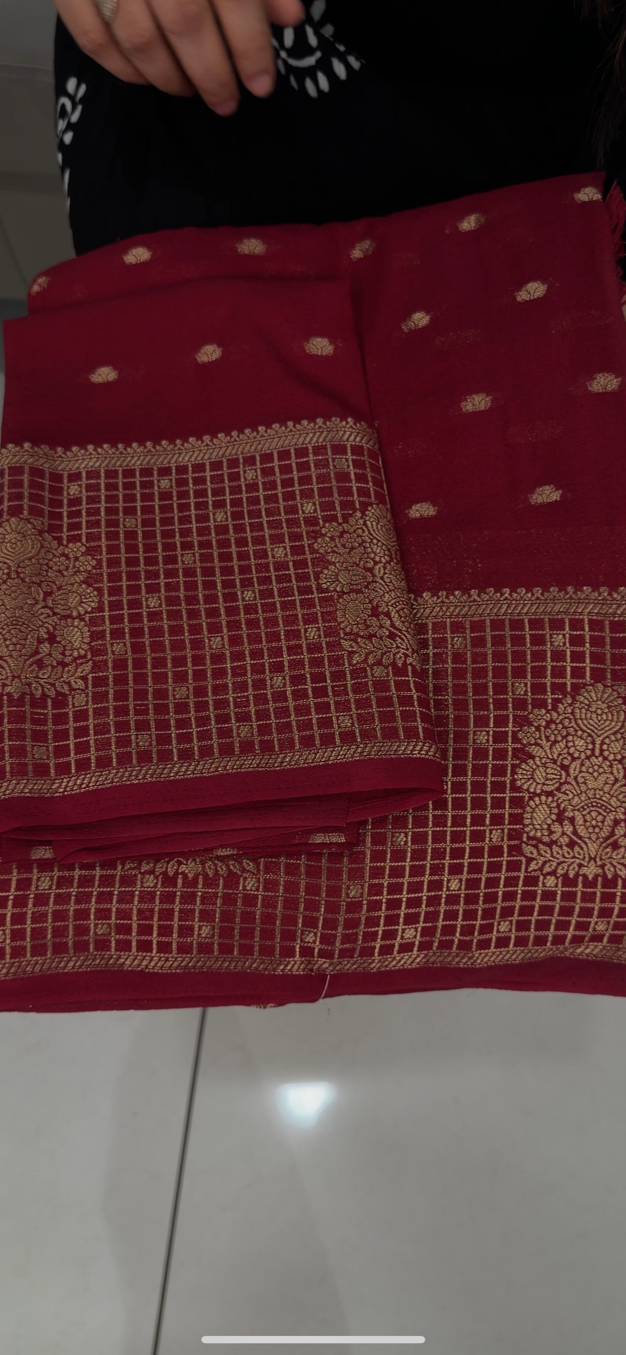 SEMI GEORGETTE SAREES - IHA 29181