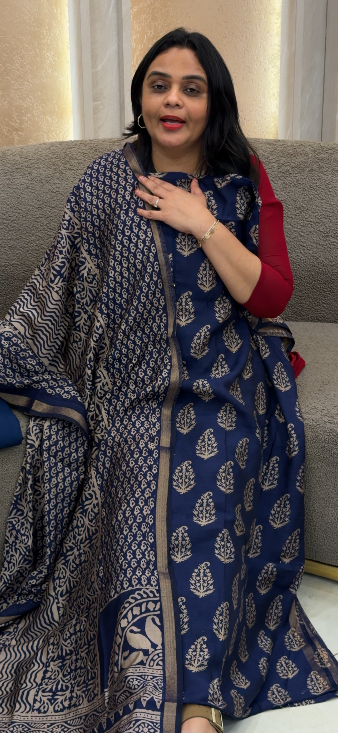 MAHESHWARI UNSTITCHED SALWAR SUITS - IHA 32927