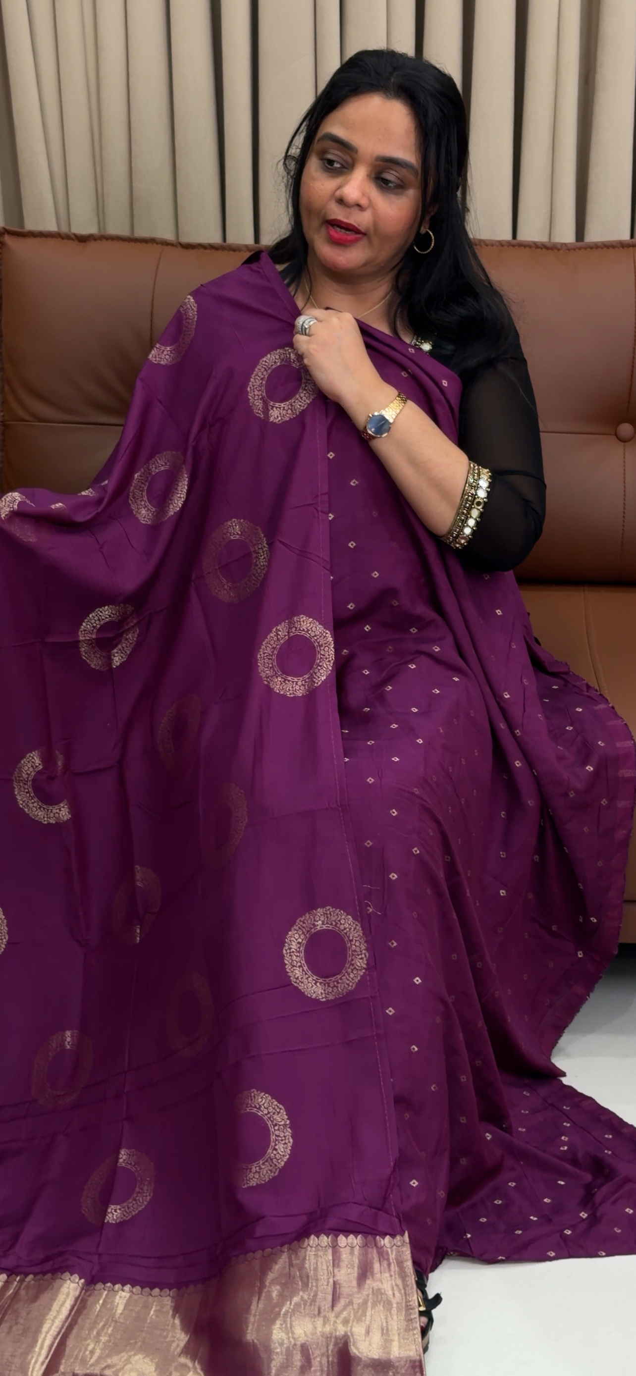 SEMI BANARASI UNSTITCHED SALWAR SUITS - IHA 34630
