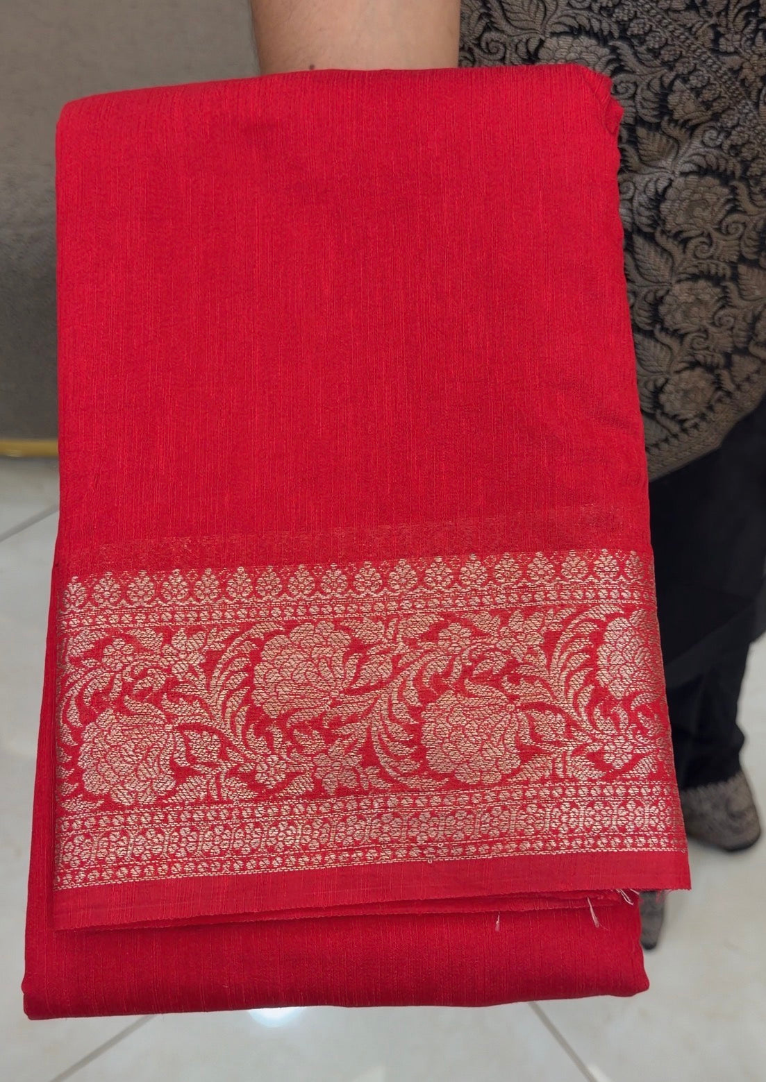 SEMI BANARASI SAREES - IHA 32918