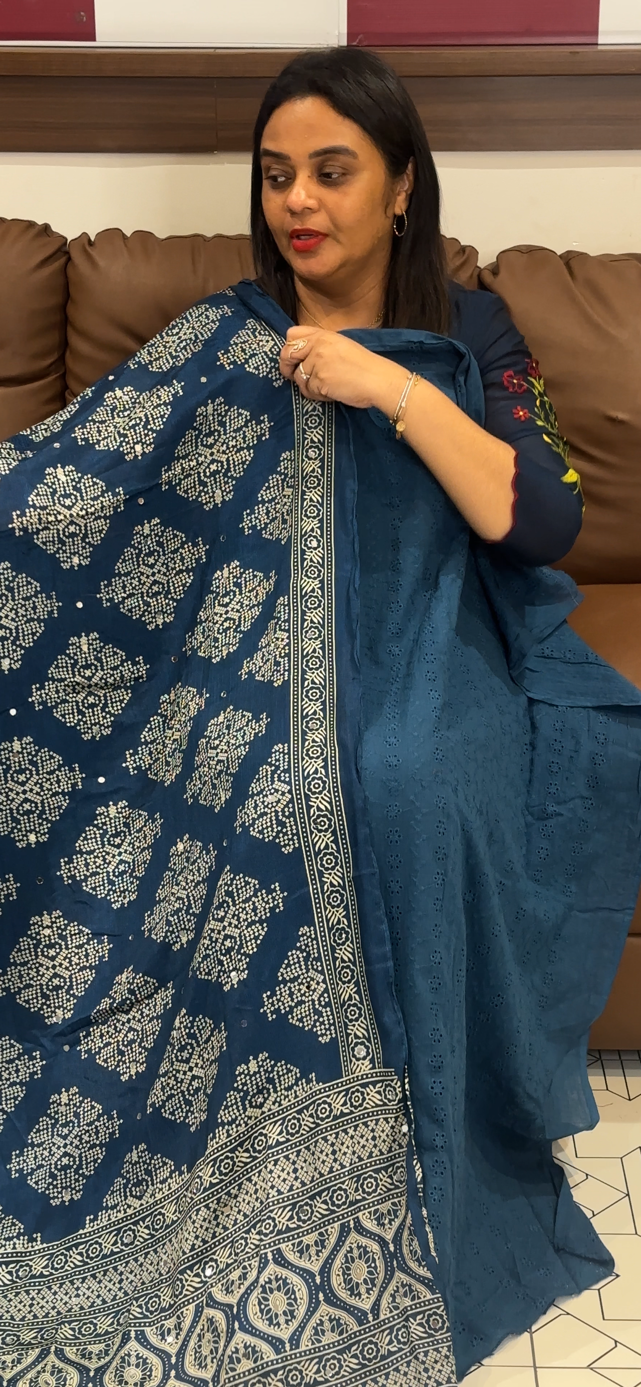 COTTON HAKOBA UNSTITCHED SALWAR SUITS - IHA 32884
