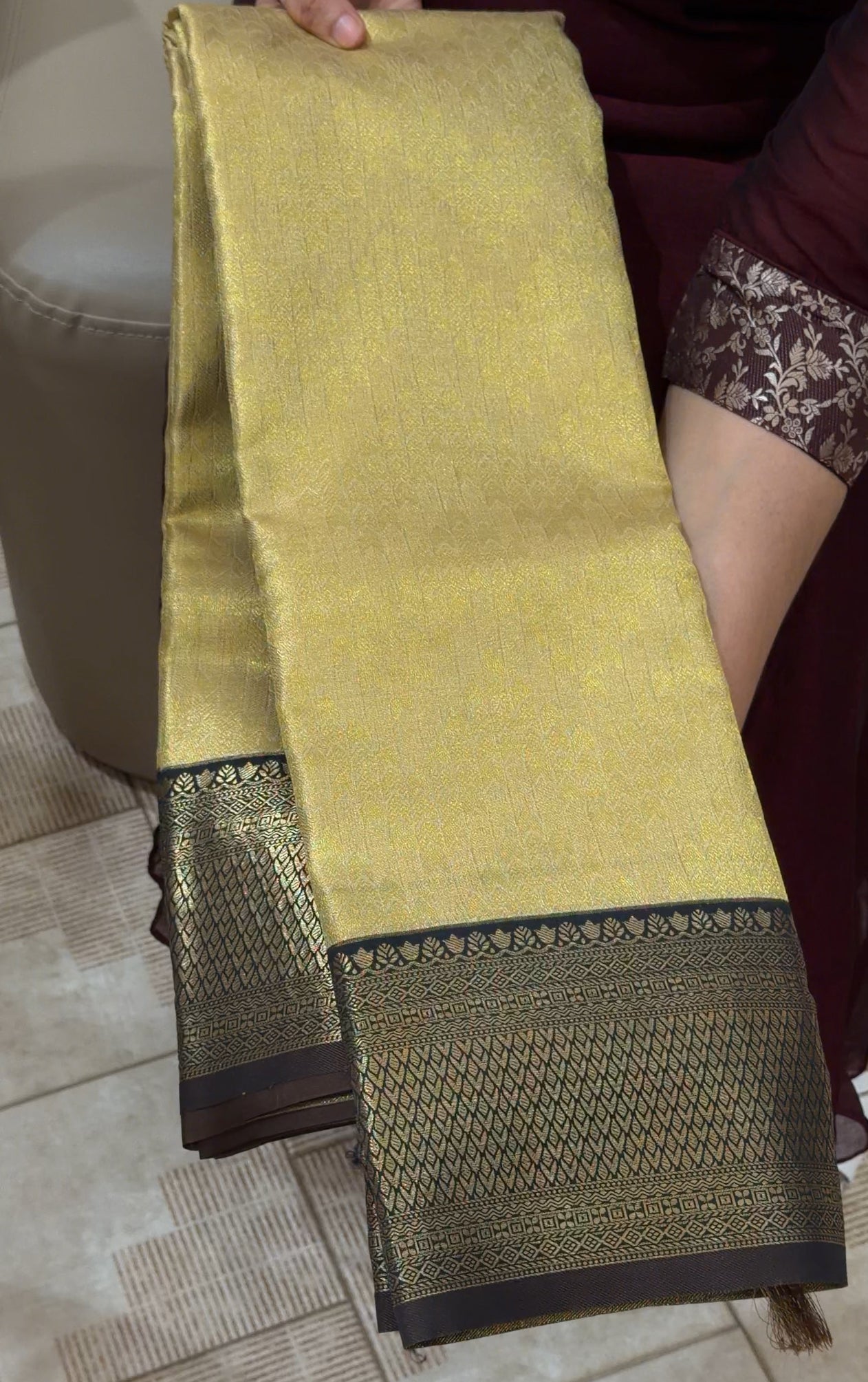 SEMI BROCADE SAREES - IHA 29075