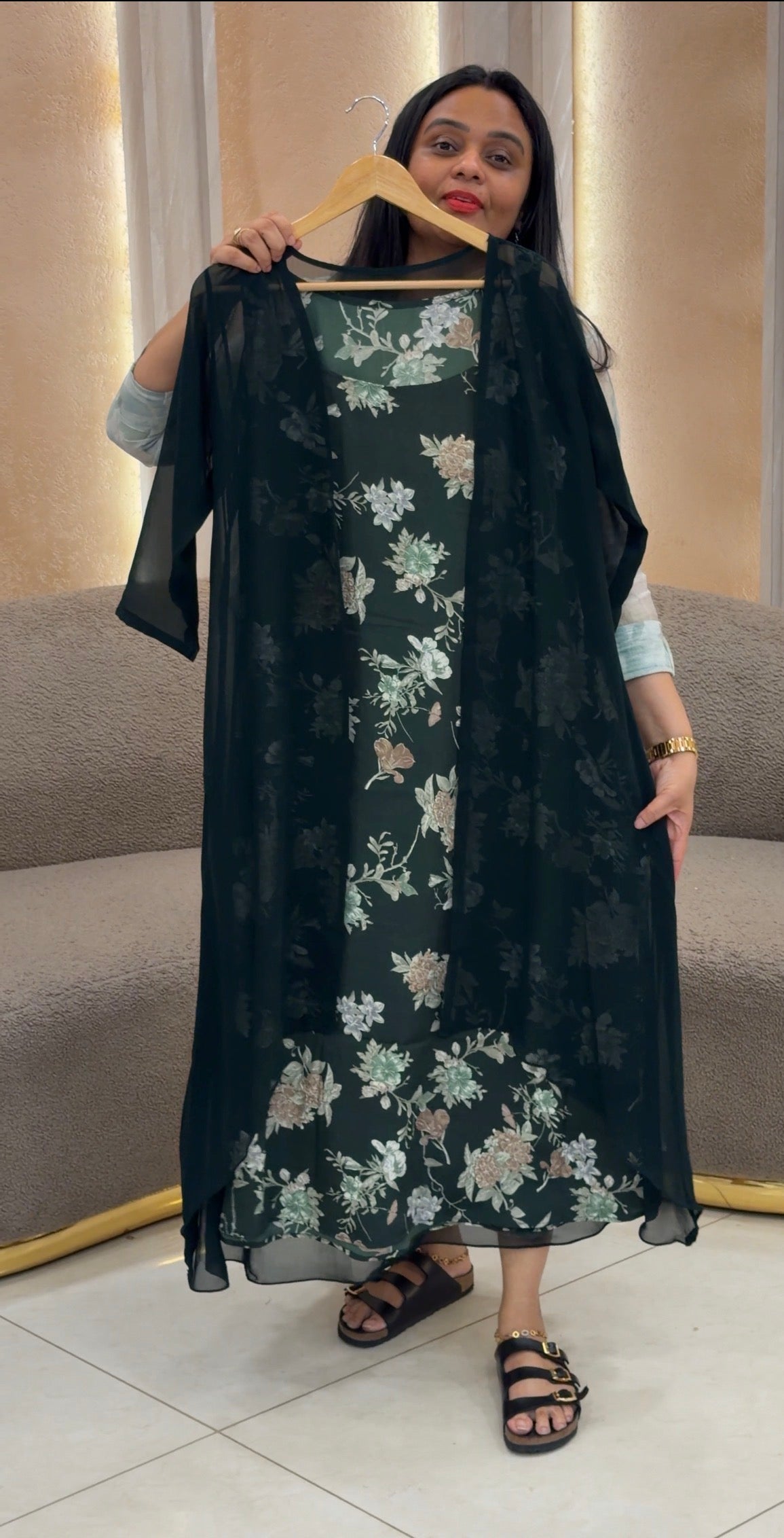 IHA'S IN-HOUSE PRINTED TOP AND JACKETS - IHA 35528