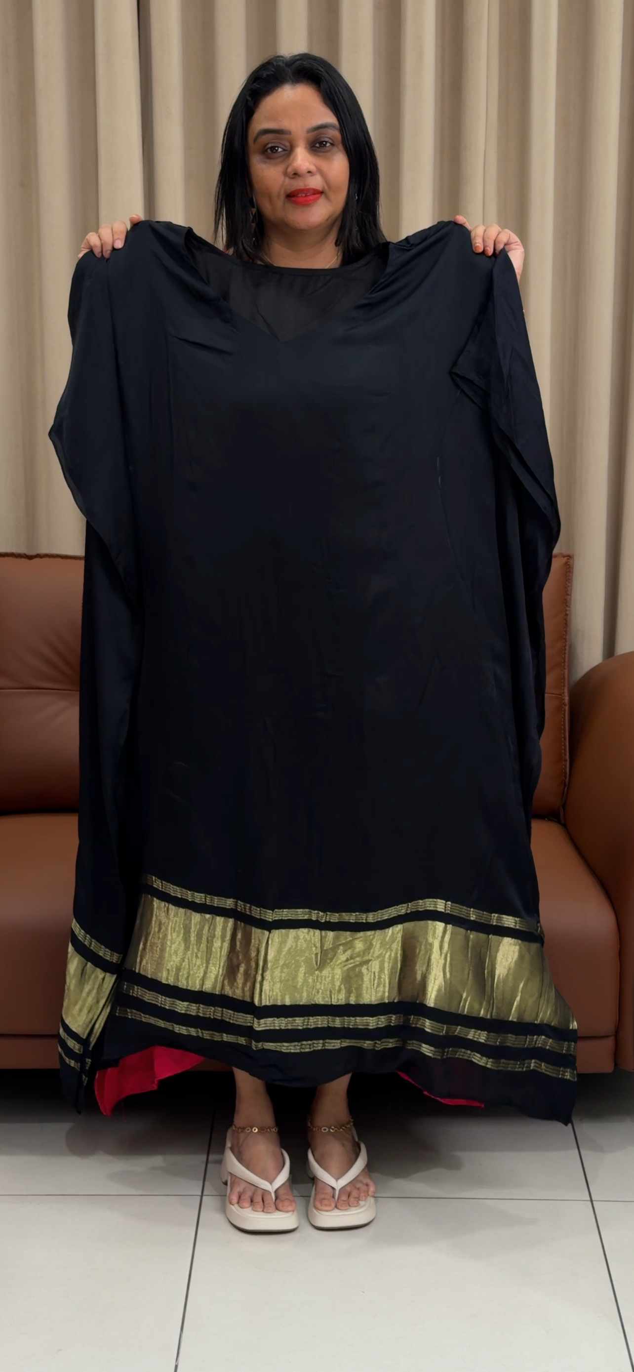 IHA'S IN-HOUSE MODAL KAFTAN TOPS - IHA 33530
