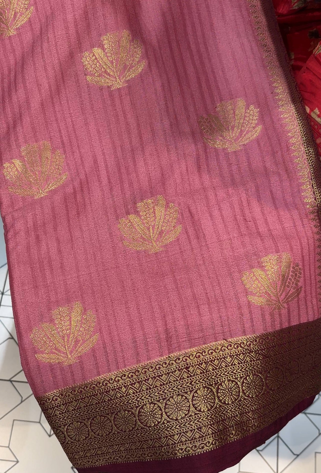 SEMI BANARASI SAREES - IHA 19682