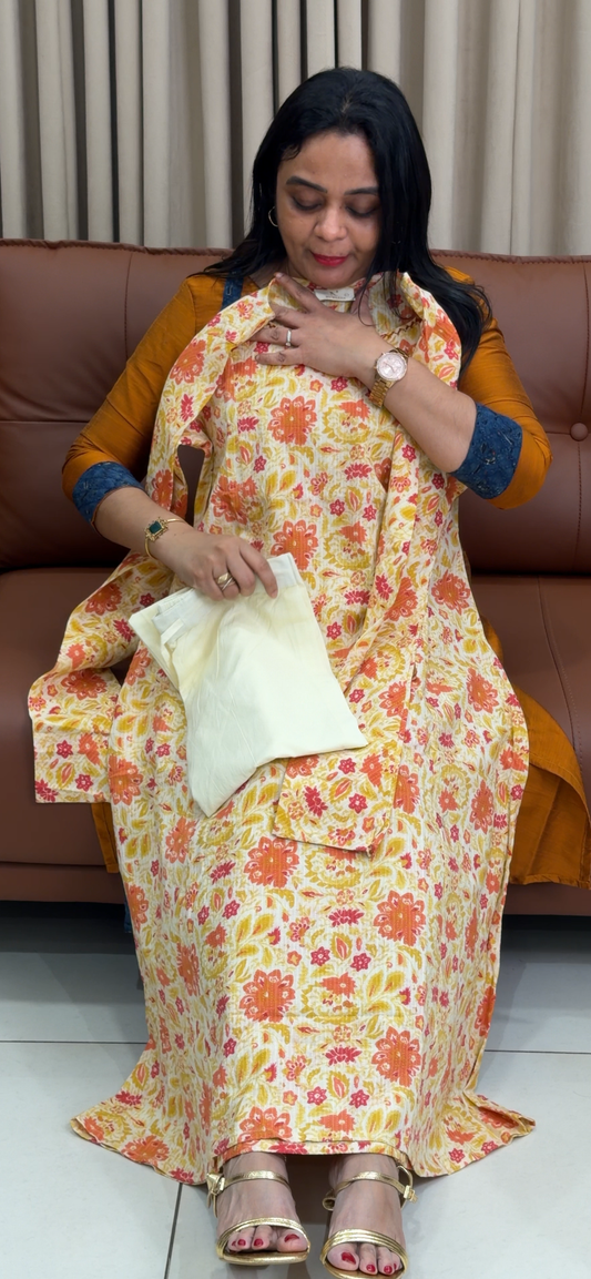 PRINTED COTTON CO-ORDS SETS -  IHA 34351
