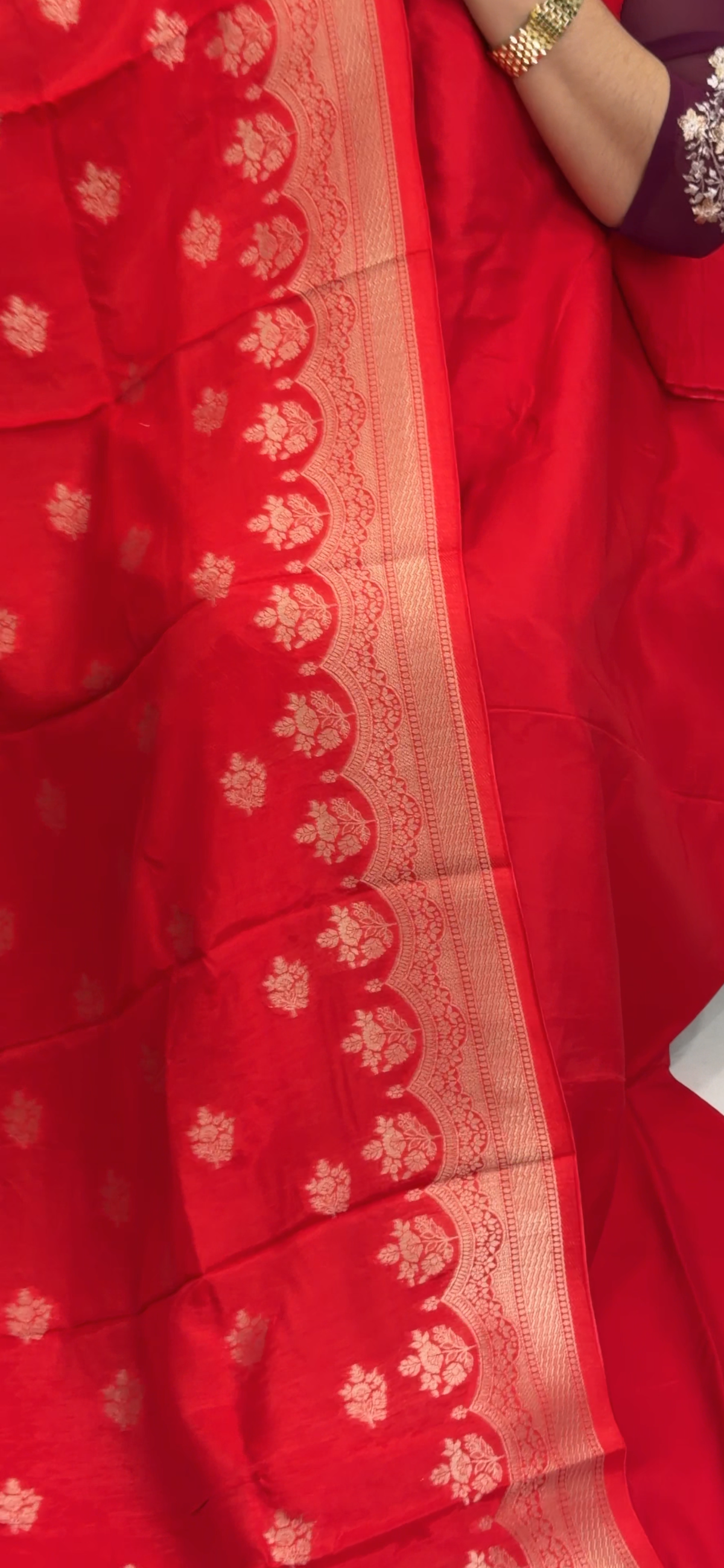 SILK BANARASI UNSTITCHED SALWAR SUITS - IHA 35800
