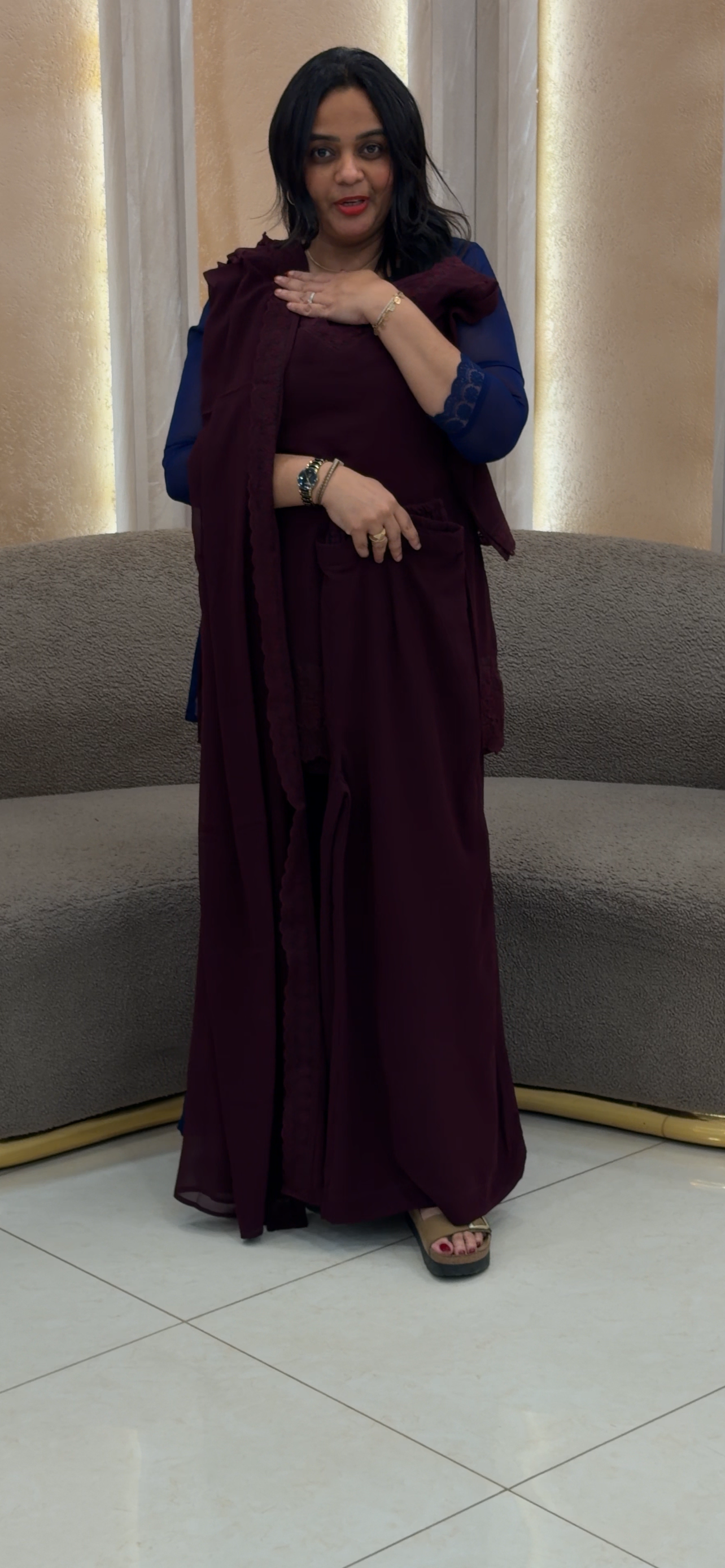 IHA'S IN-HOUSE  SHORT CO-ORDS SETS WITH DUPATTA  - IHA 32915