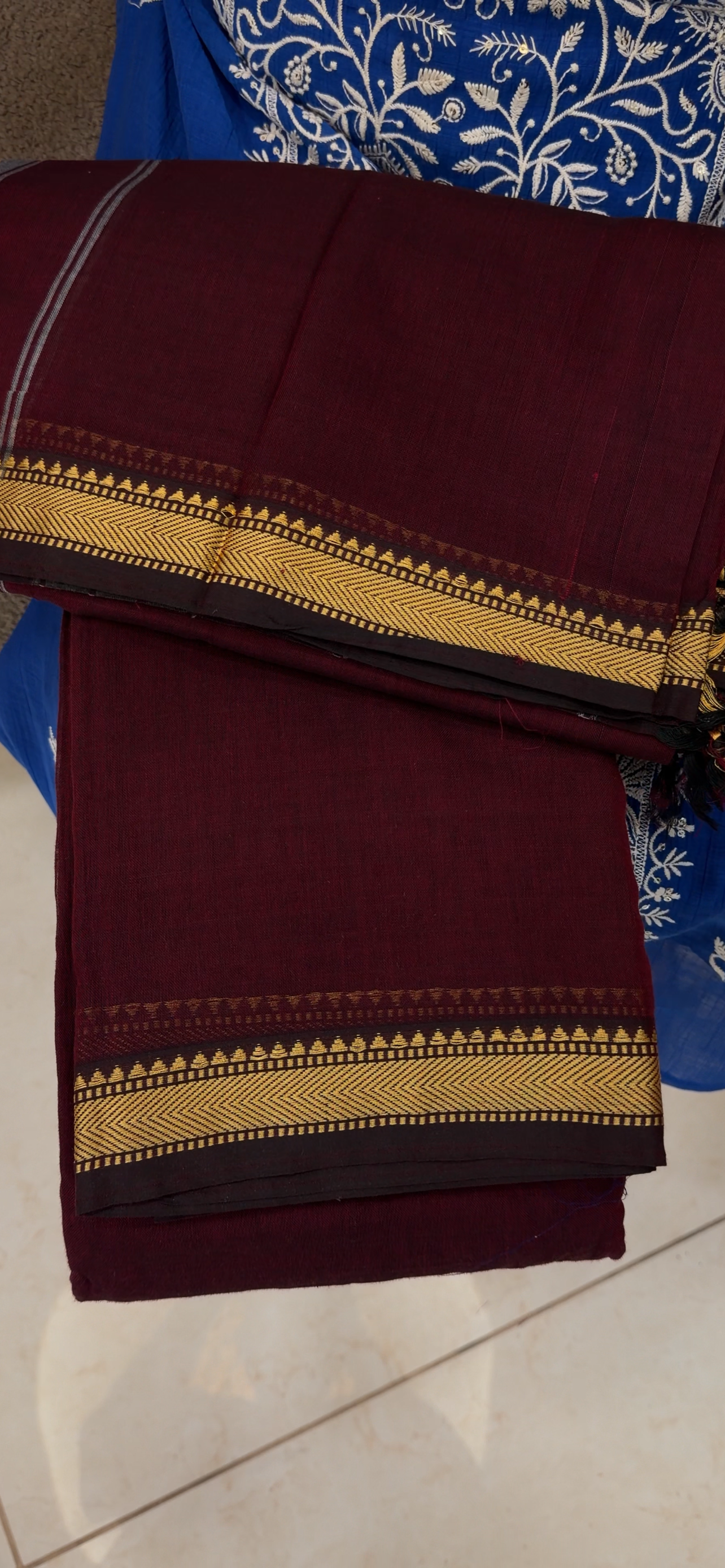 HANDLOOM COTTON UNSTITCHED SALWAR SUITS - IHA 34366